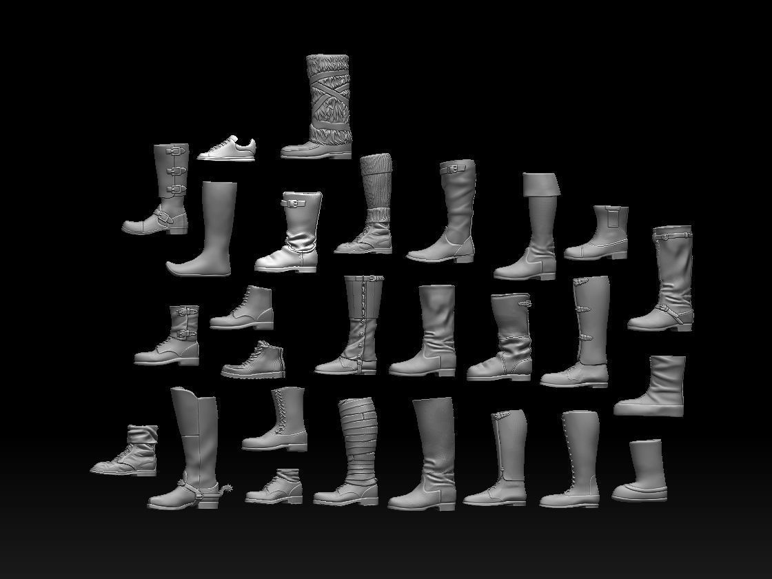 shoes 3D print model_10