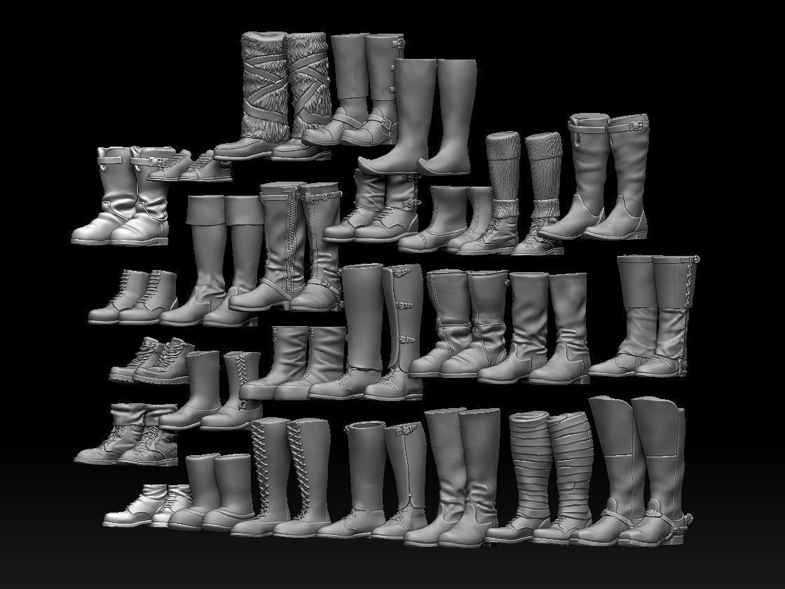 shoes 3D print model_4
