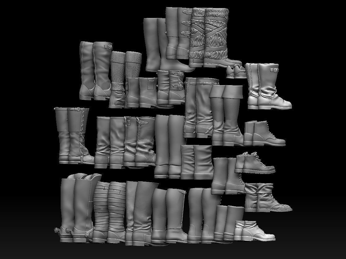 shoes 3D print model_8