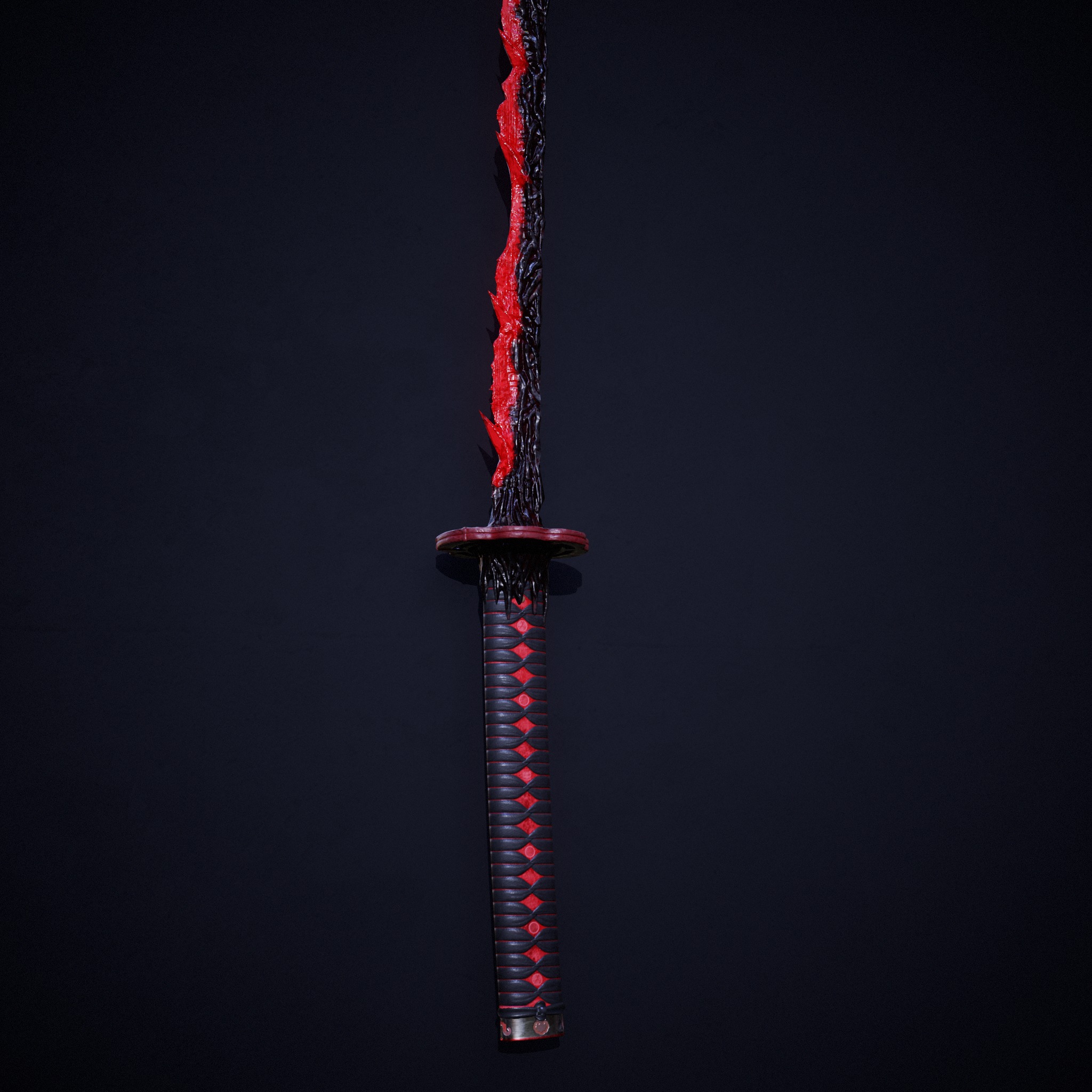 Weapons Based on SoulsBorne Series concept Low-poly 3D model_7