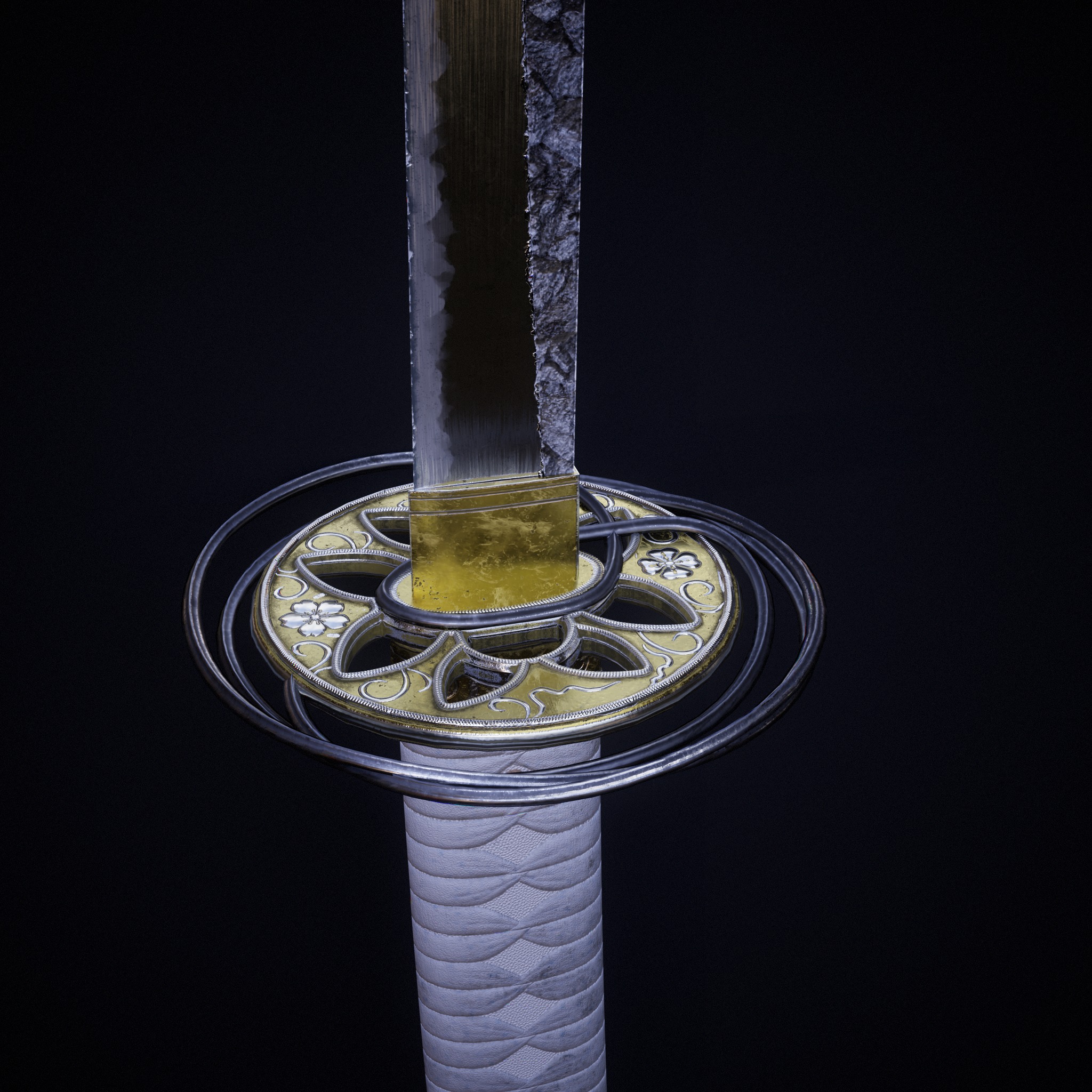 Weapons Based on SoulsBorne Series concept Low-poly 3D model_5