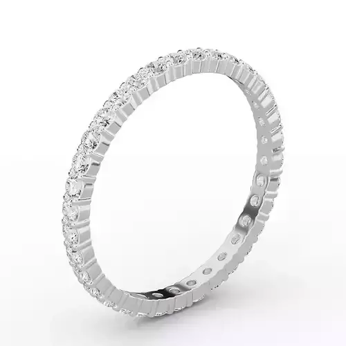  2mm gem Eternity diamond ring 3D print model
