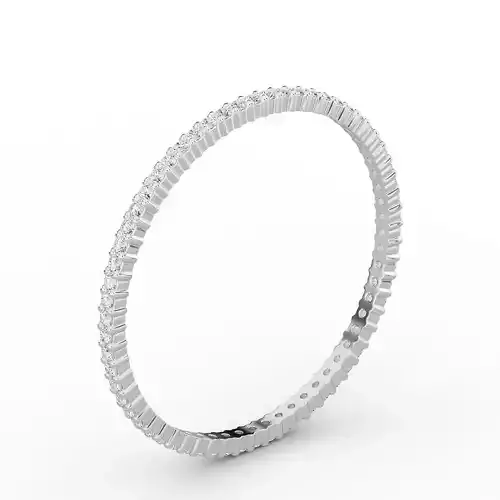  1mm gem Eternity diamond ring 3D print model