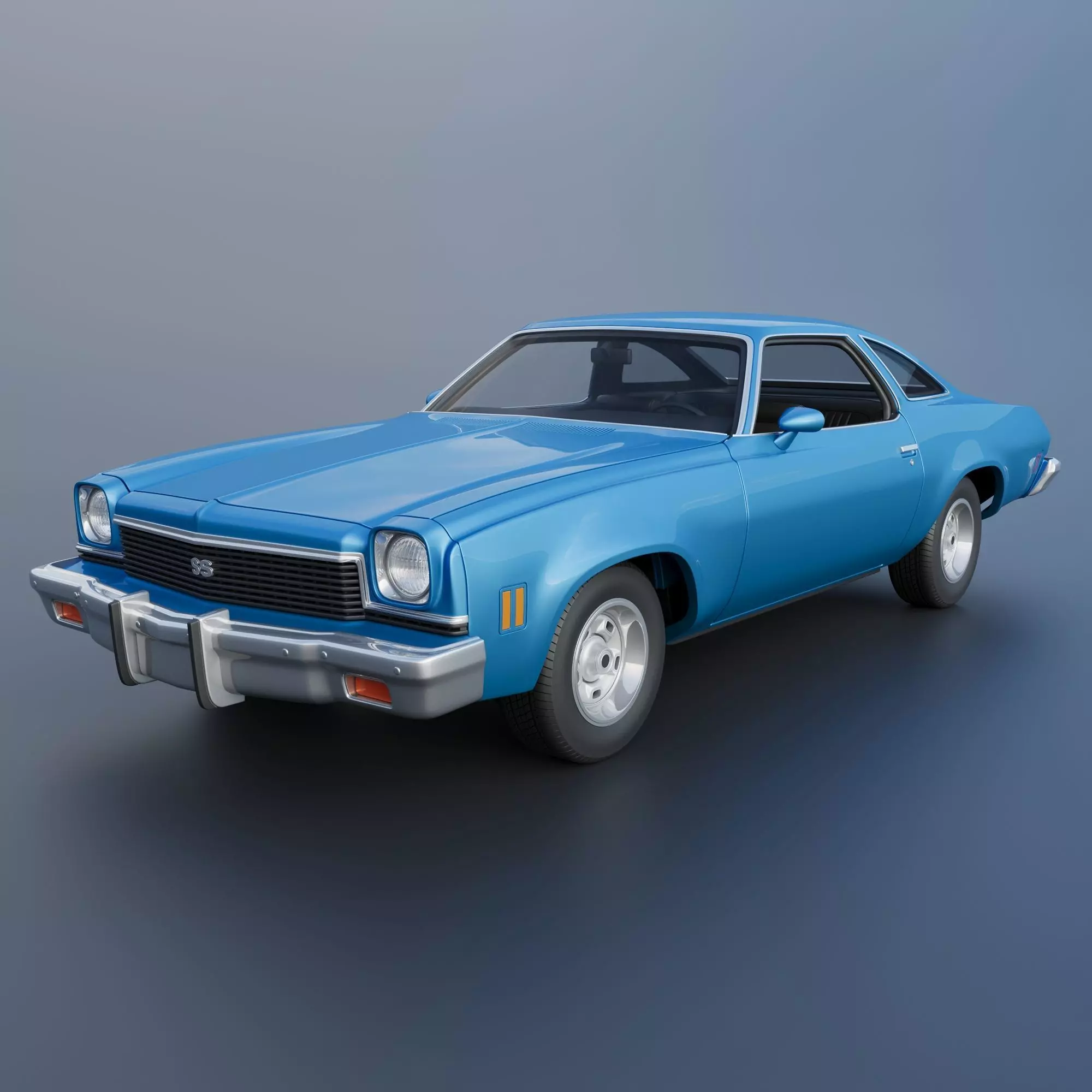 Chevrolet Chevelle 1973 3D print model_0