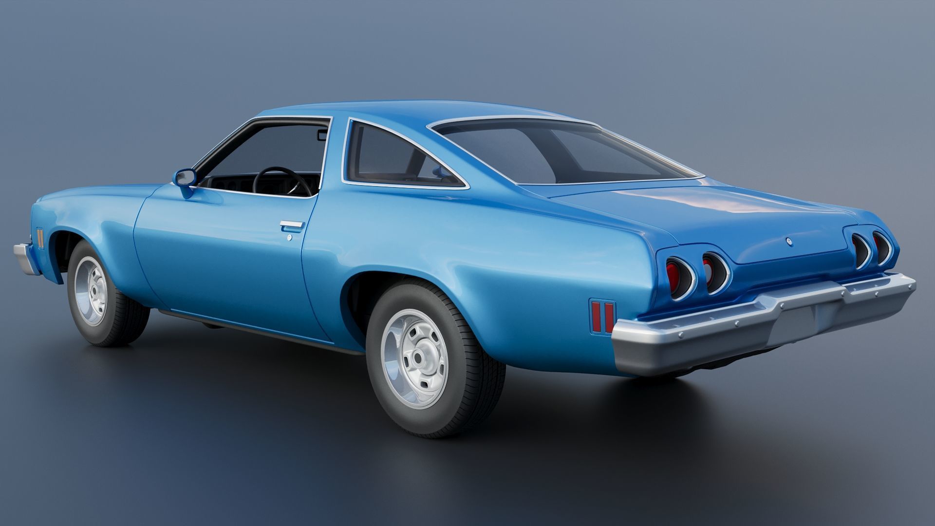 Chevrolet Chevelle 1973 3D print model_3