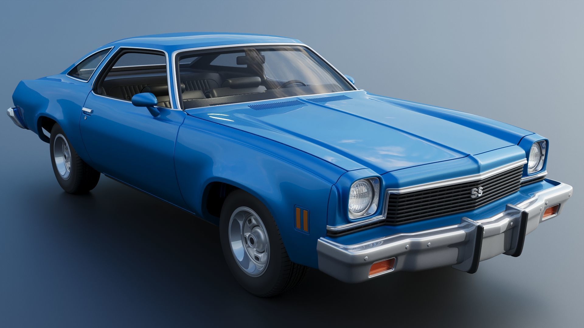 Chevrolet Chevelle 1973 3D print model_14