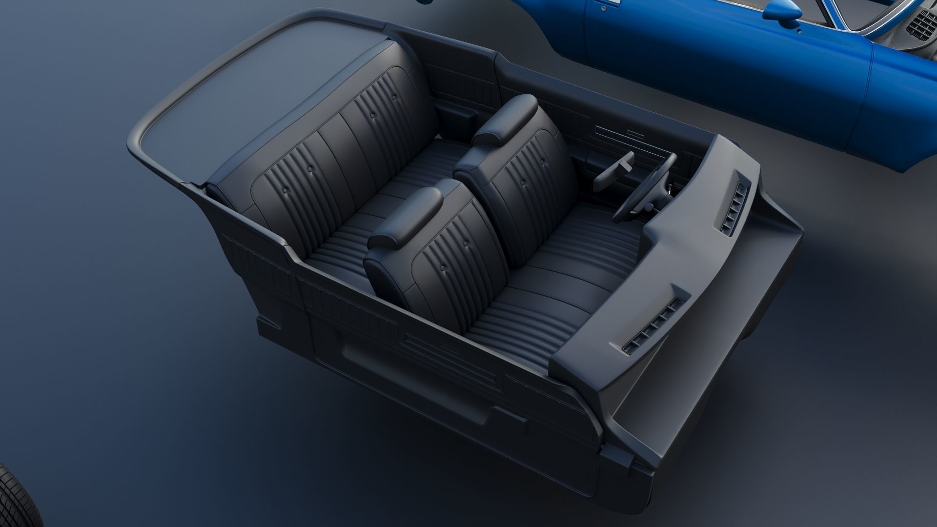 Chevrolet Chevelle 1973 3D print model_29