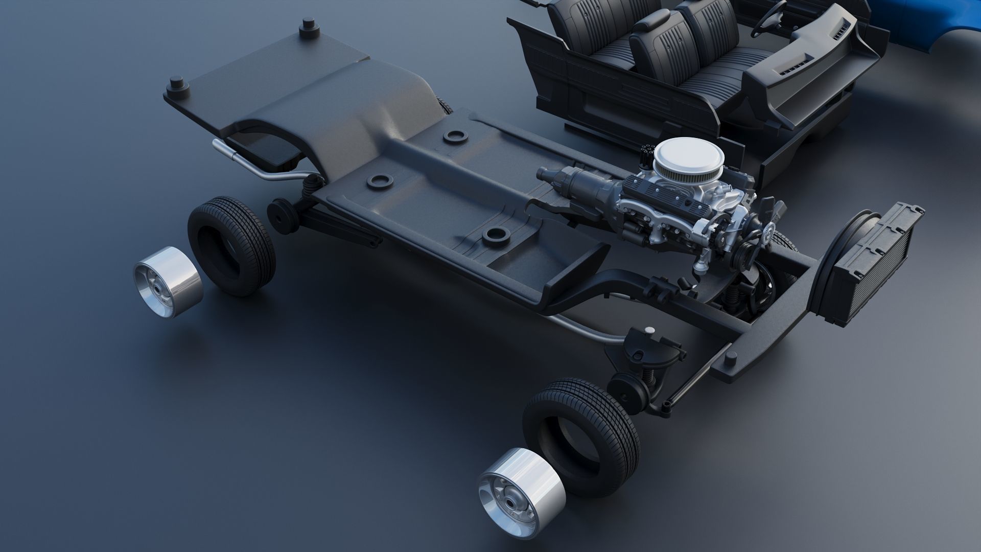 Chevrolet Chevelle 1973 3D print model_34