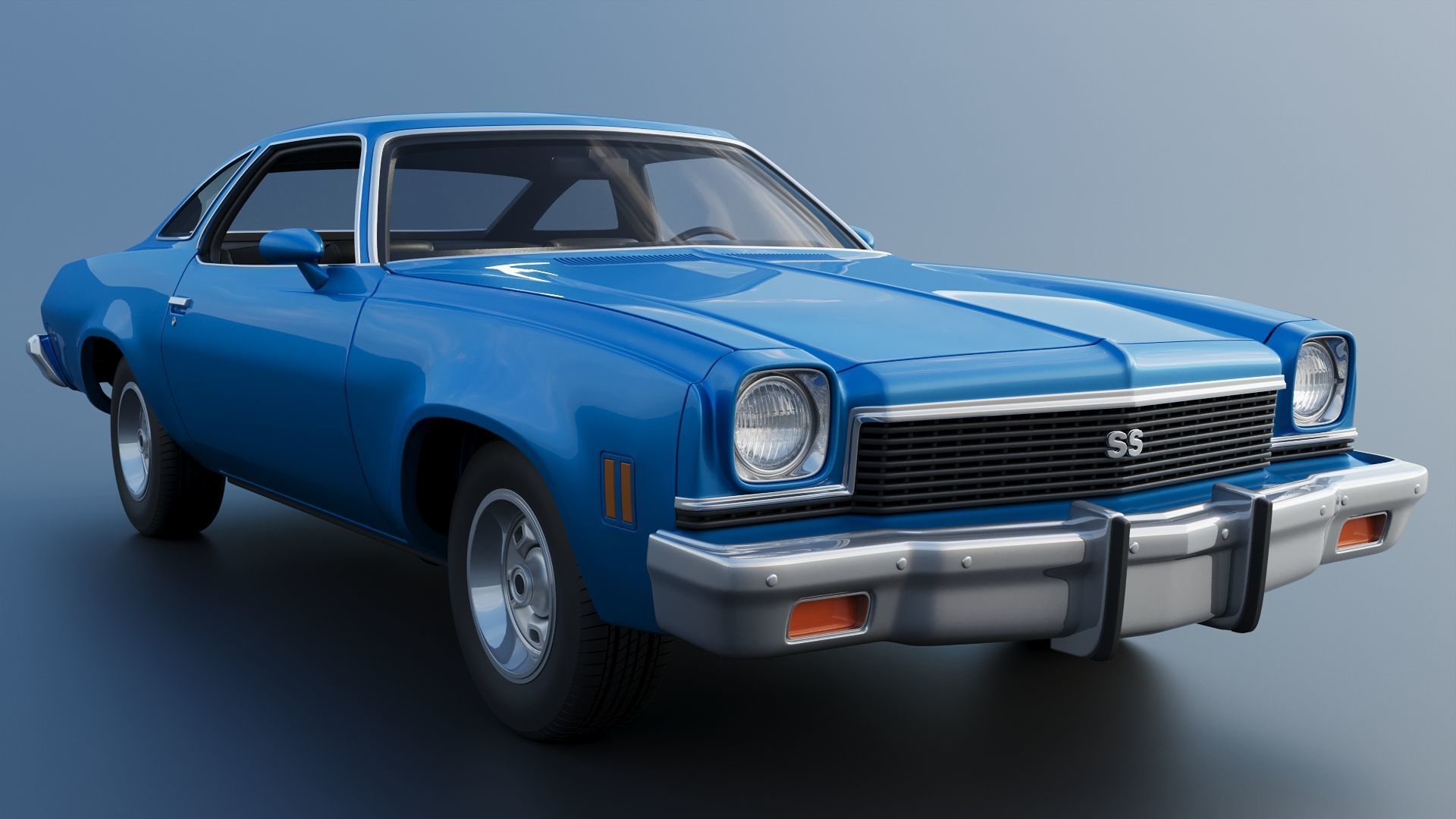 Chevrolet Chevelle 1973 3D print model_13