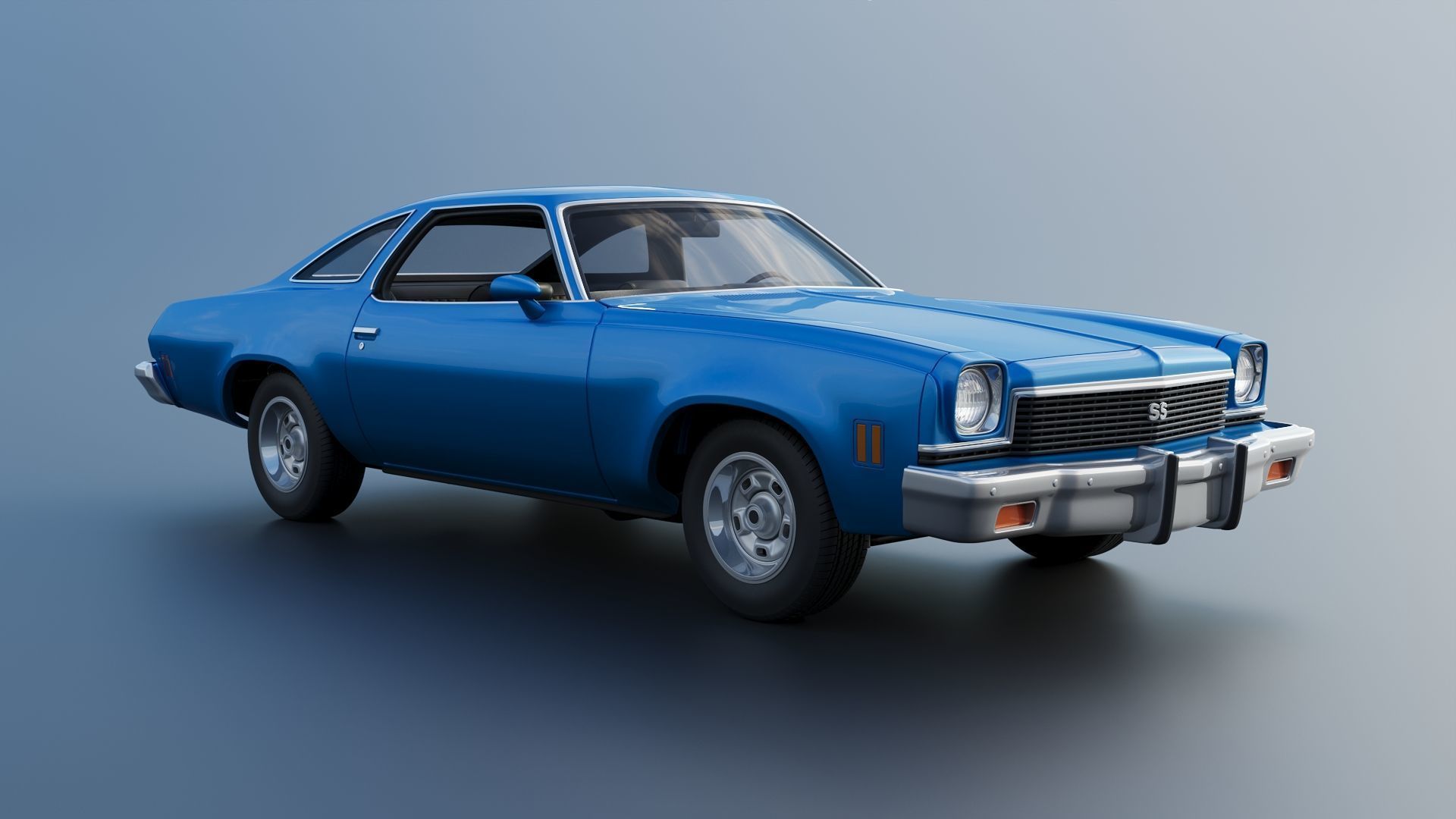 Chevrolet Chevelle 1973 3D print model_12