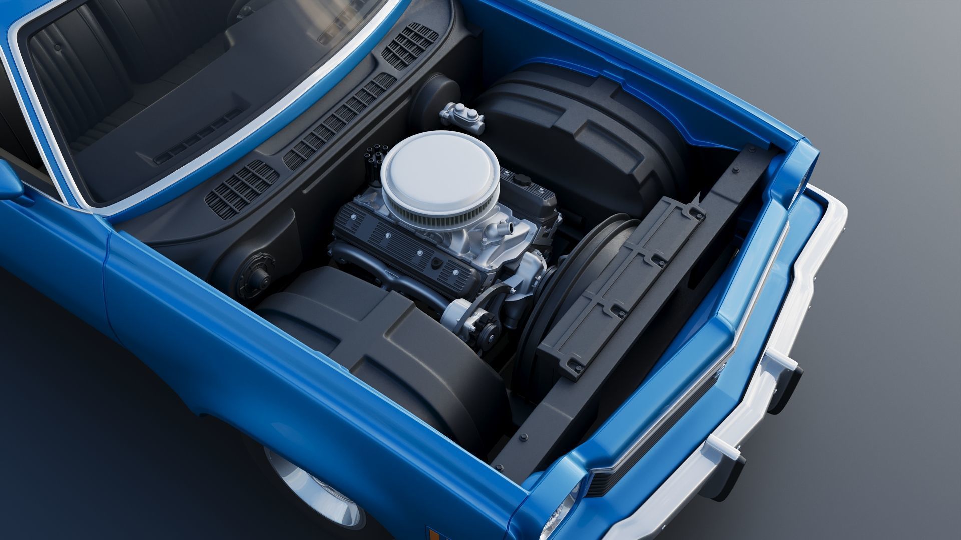 Chevrolet Chevelle 1973 3D print model_21