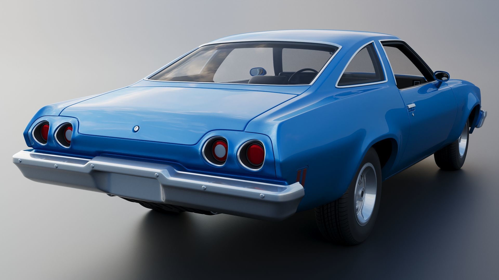 Chevrolet Chevelle 1973 3D print model_6