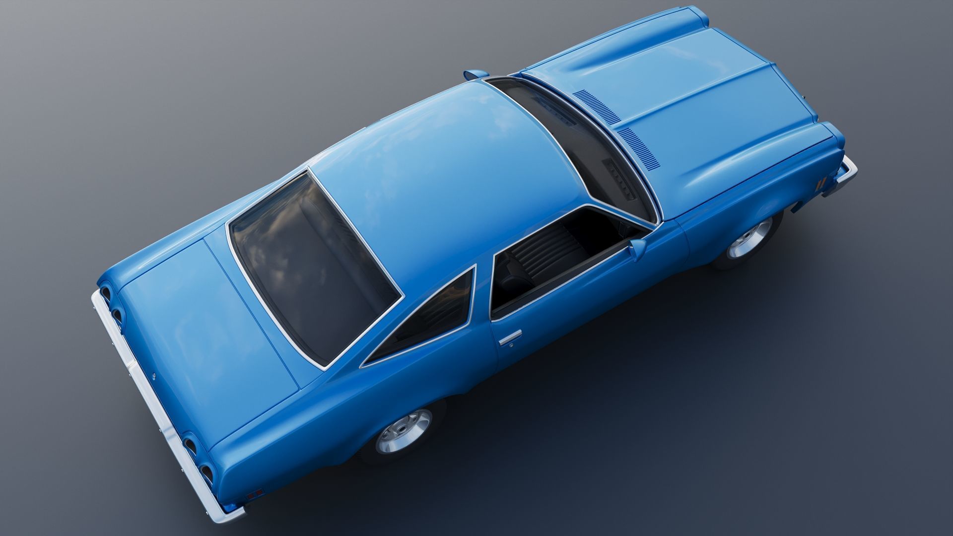 Chevrolet Chevelle 1973 3D print model_7