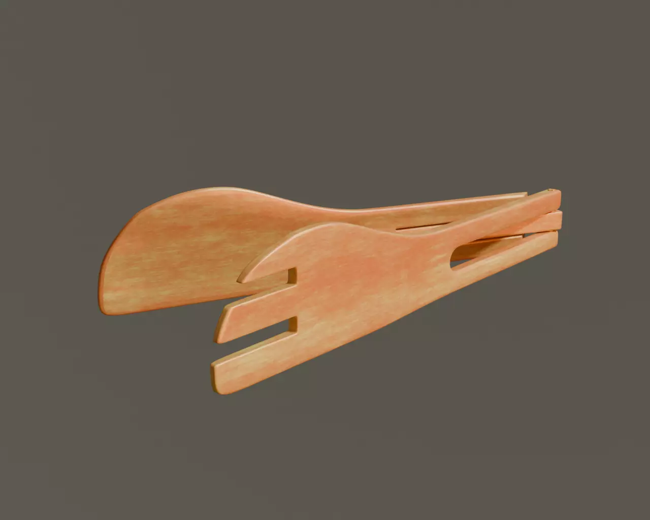 Pasta Tongs Low-poly 3D model