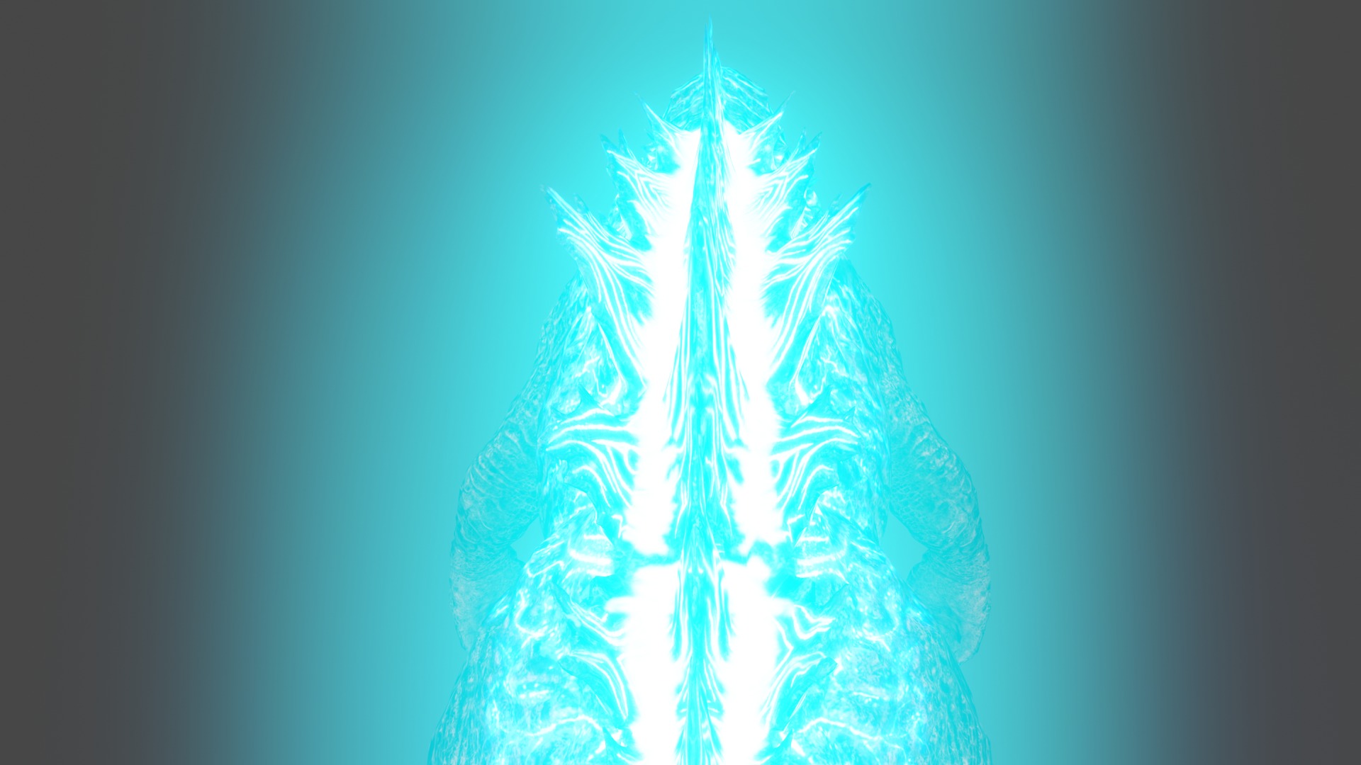 Godzilla Low-poly 3D model_11