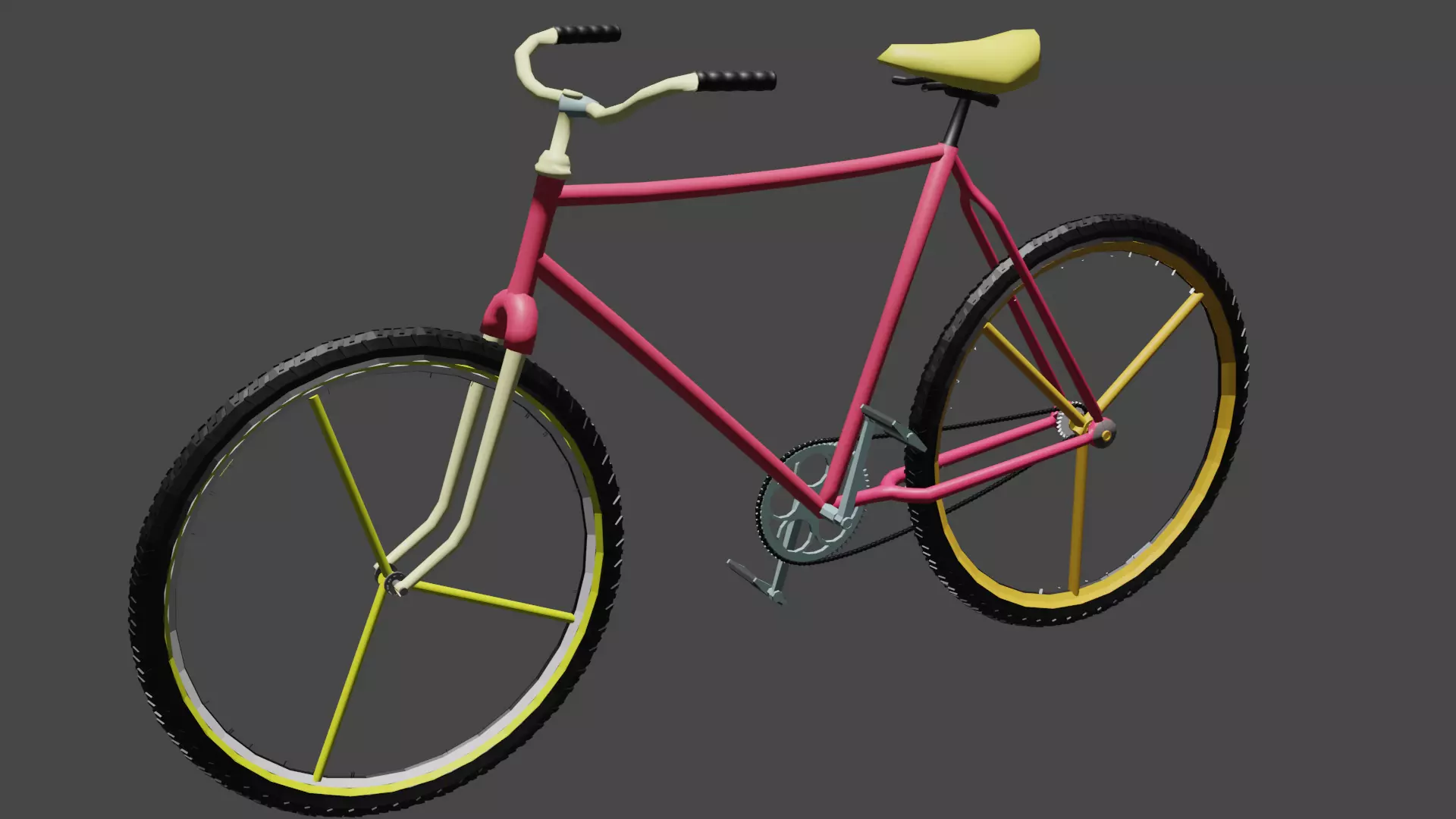 DESIGNED  BICYCLE  3D model_0