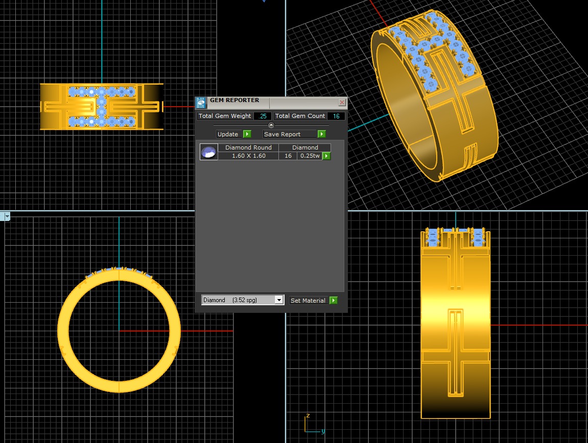 Ring for man model 3d 3D print model_10