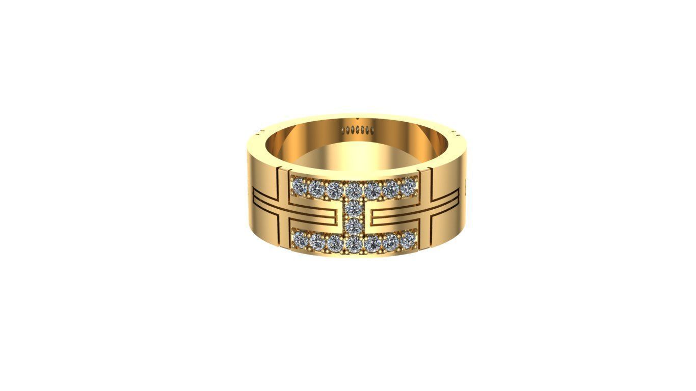 Ring for man model 3d 3D print model_5