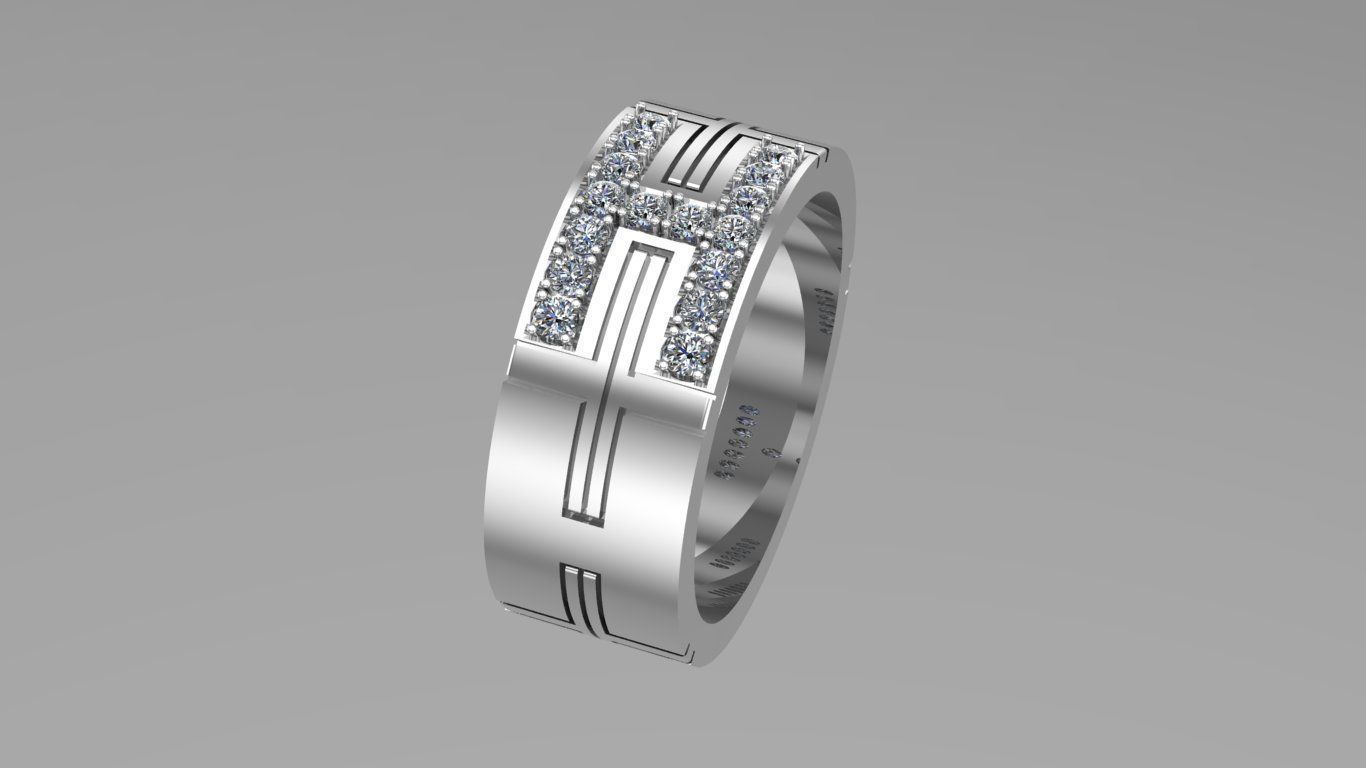 Ring for man model 3d 3D print model_8
