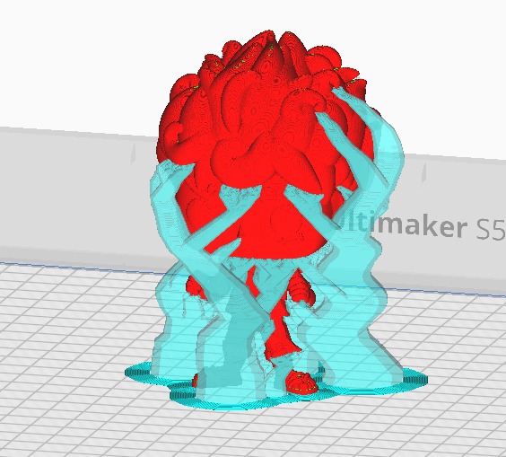 luffy gear five funko pop from the anime one piece 3D print model_12