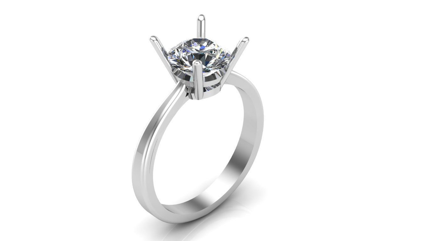 Engagement ring 3D print model 3D print model_13