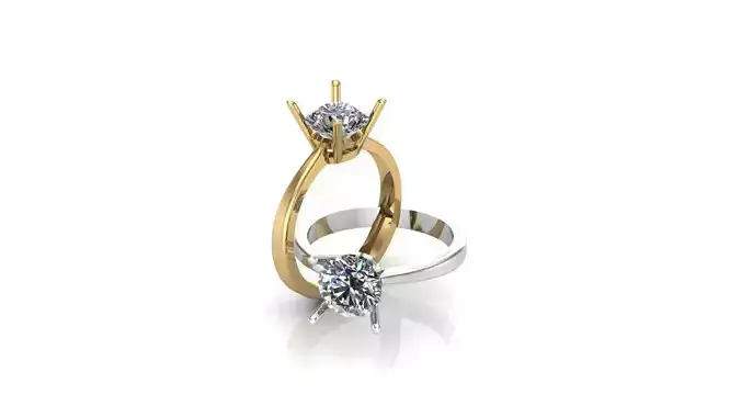 Engagement ring  3D print model