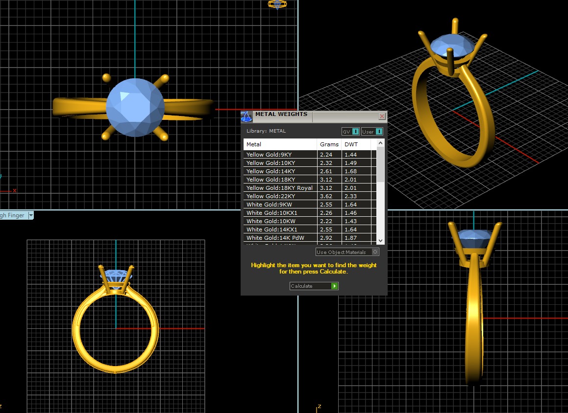 Engagement ring 3D print model 3D print model_19