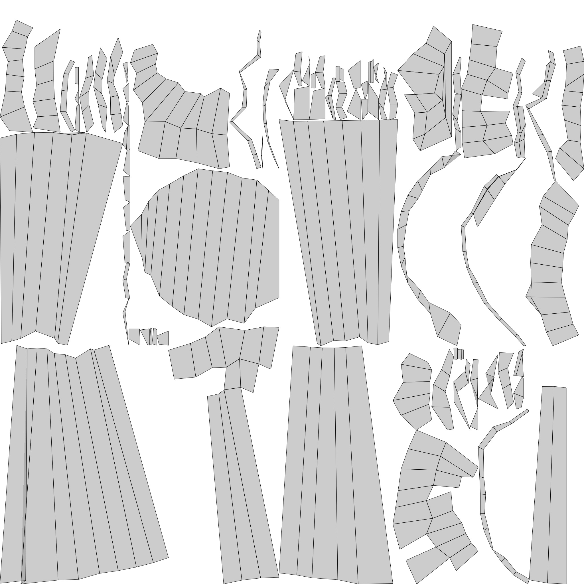 Vase in rough gold material damaged shape  Low-poly 3D model_24