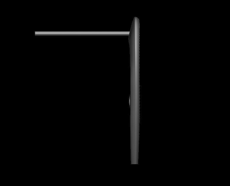 Elegant Curve Earrings 3D print model_7