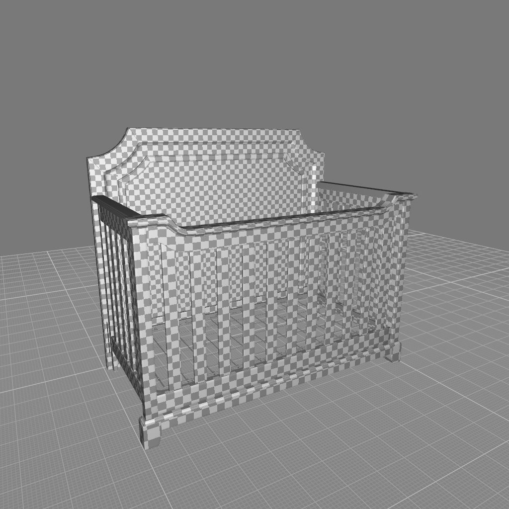 Bull Lafayette Crib 3D model_4