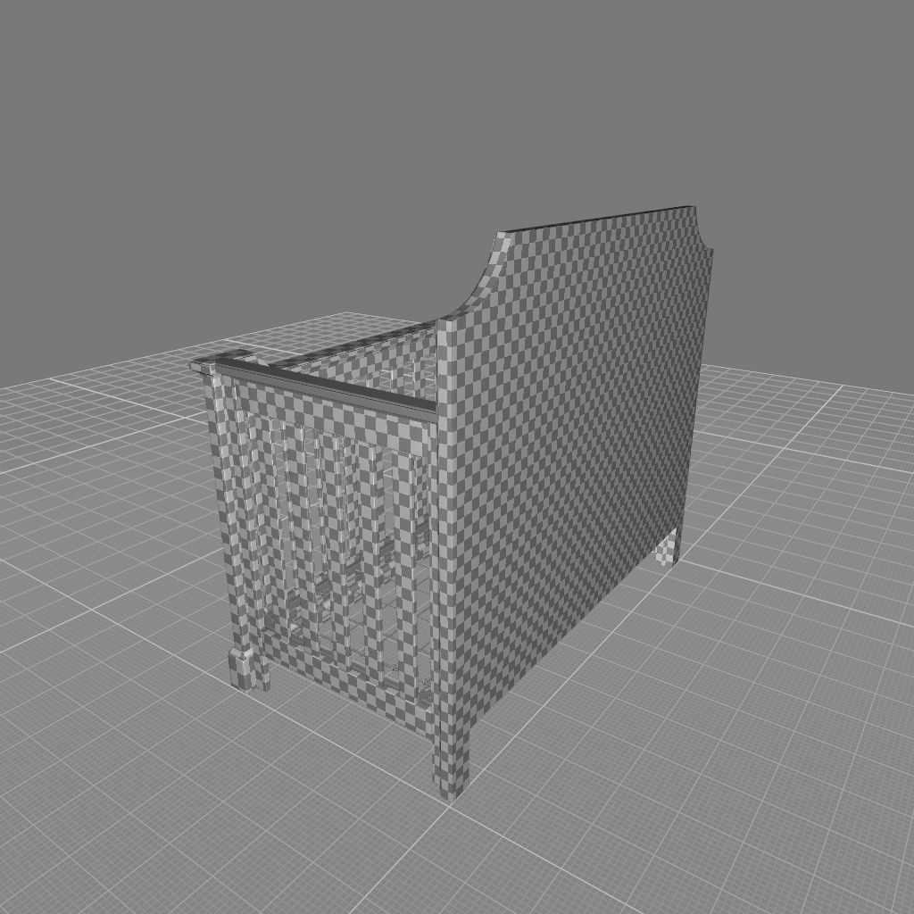Bull Lafayette Crib 3D model_7