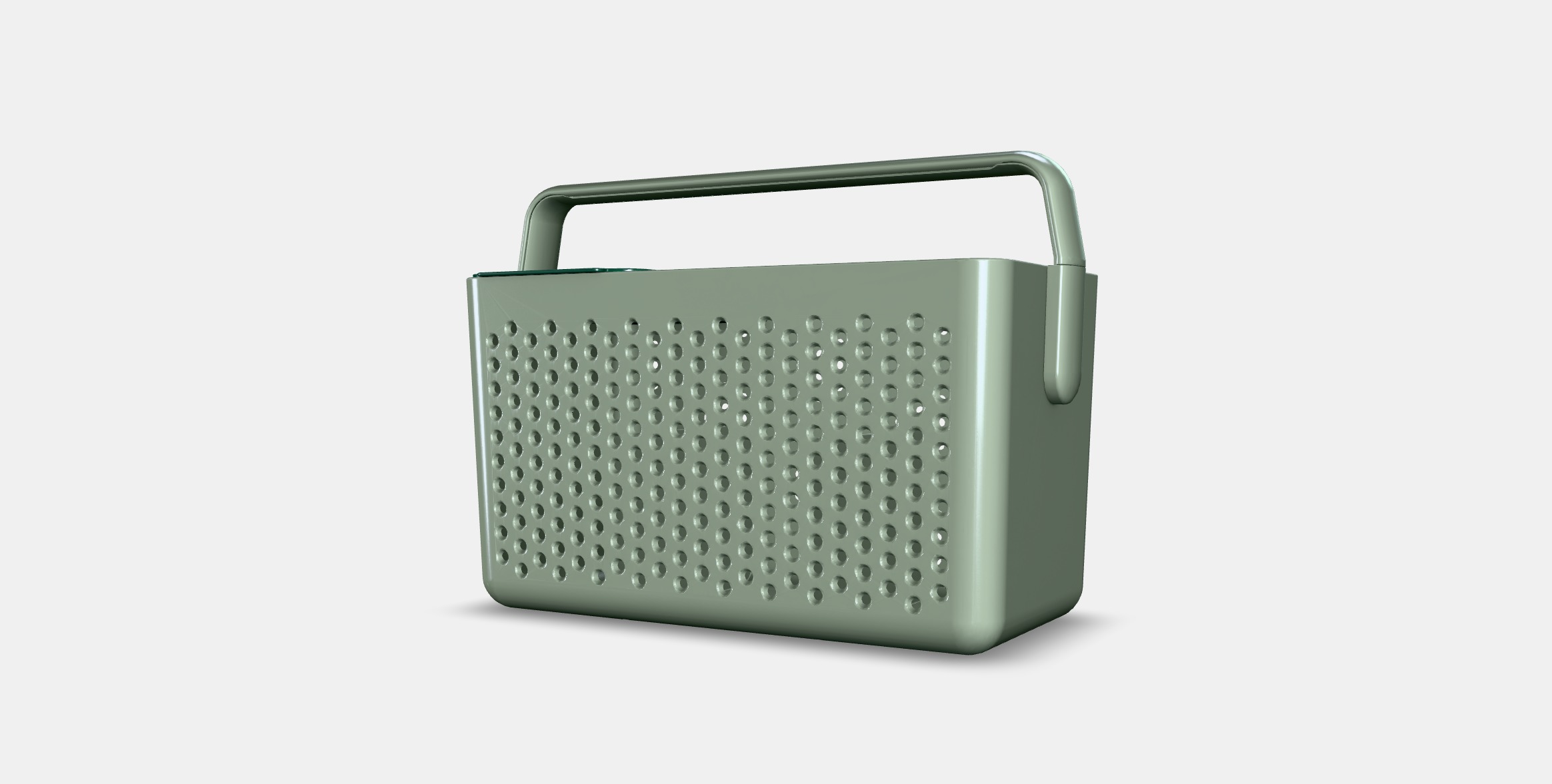 UPPRAMEN Storage basket Low-poly 3D model_4