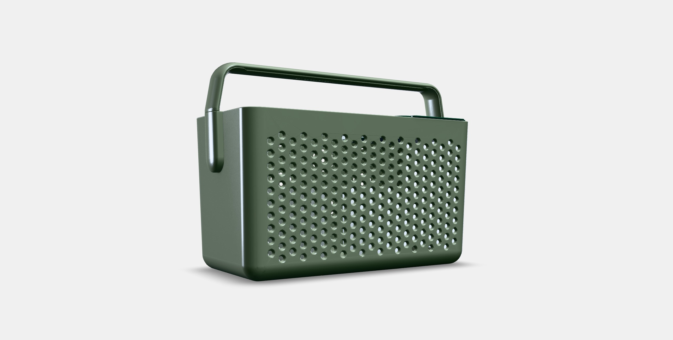 UPPRAMEN Storage basket Low-poly 3D model_3