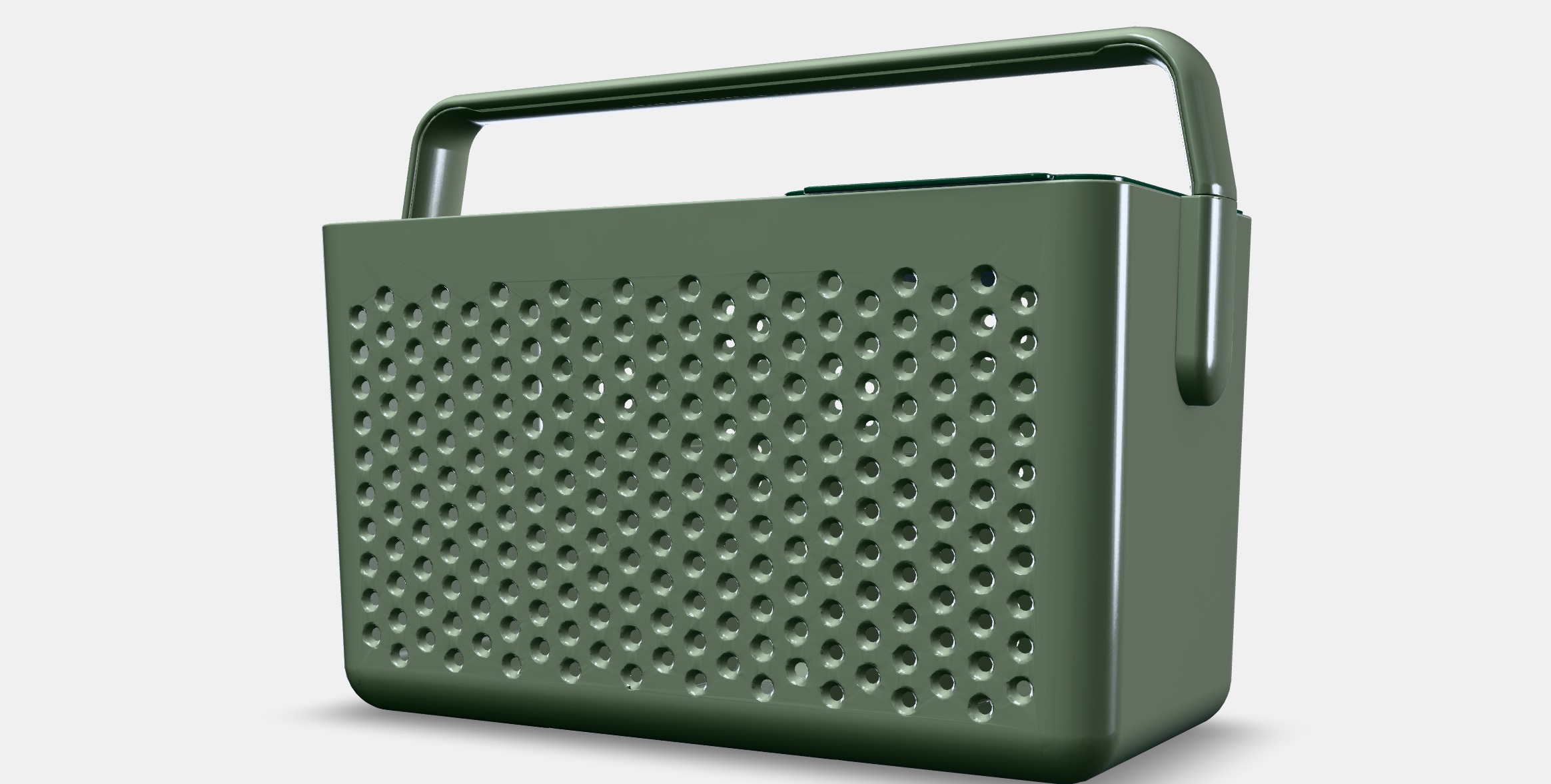 UPPRAMEN Storage basket Low-poly 3D model_13