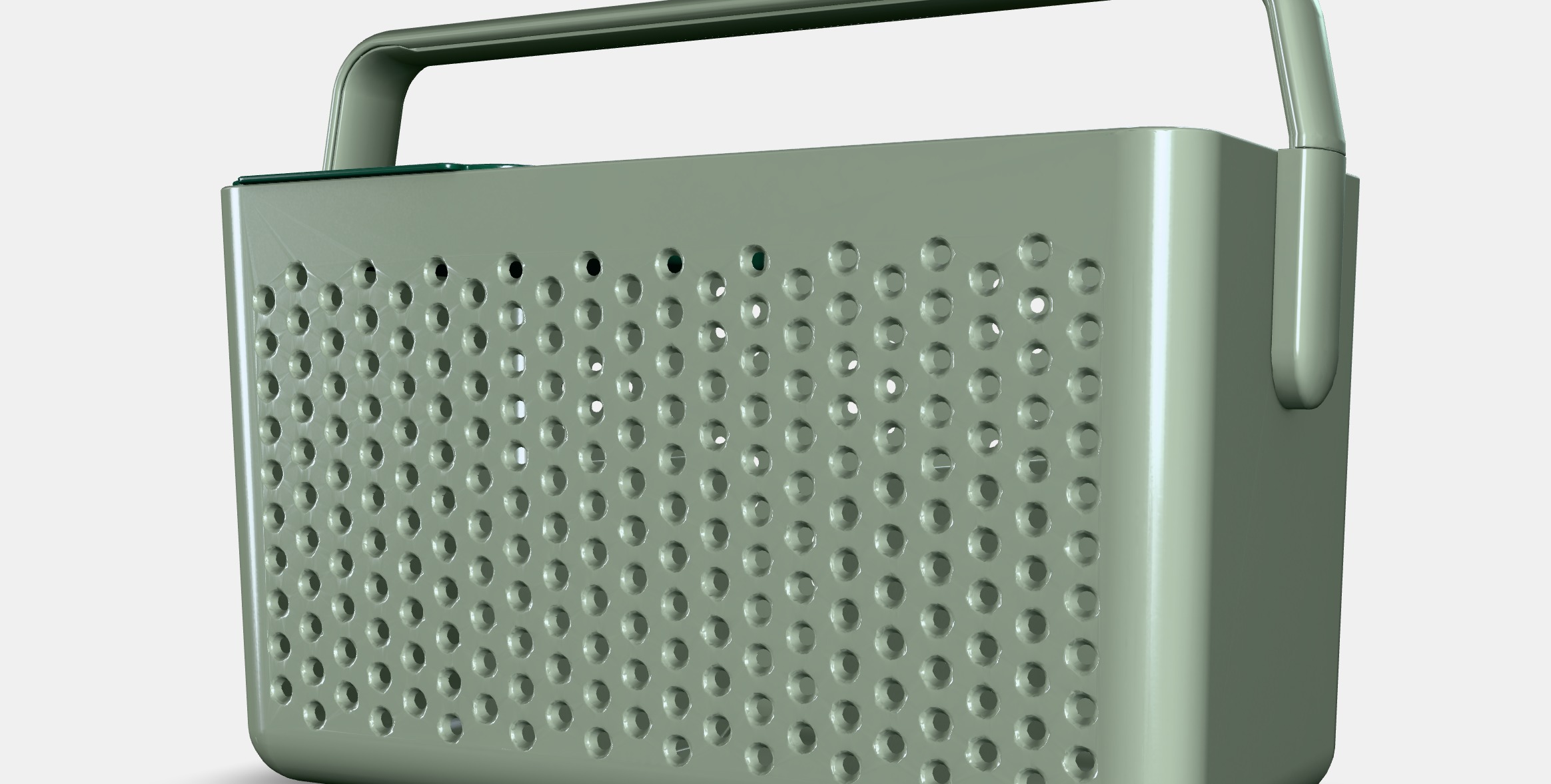 UPPRAMEN Storage basket Low-poly 3D model_6