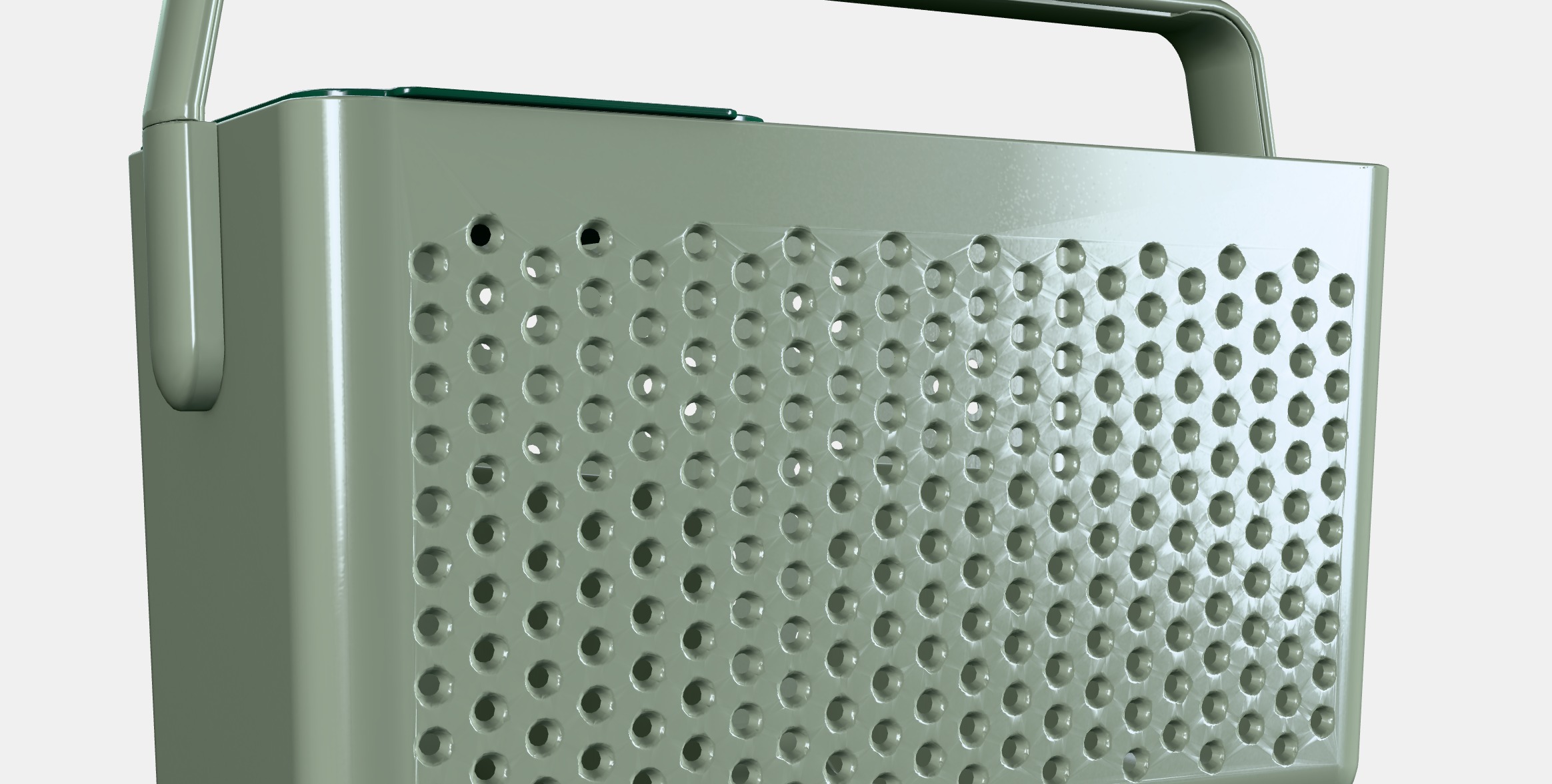 UPPRAMEN Storage basket Low-poly 3D model_2