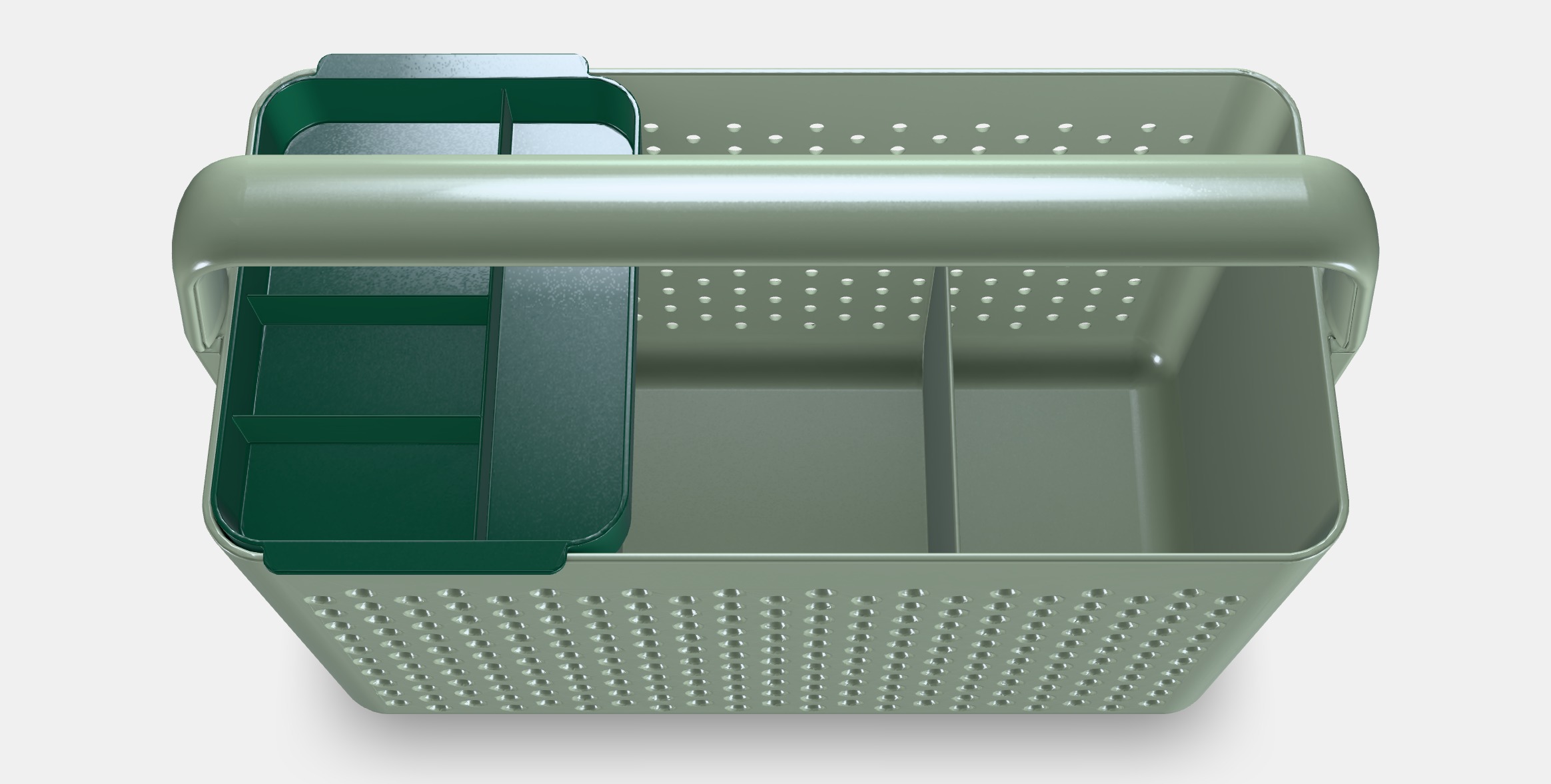 UPPRAMEN Storage basket Low-poly 3D model_5