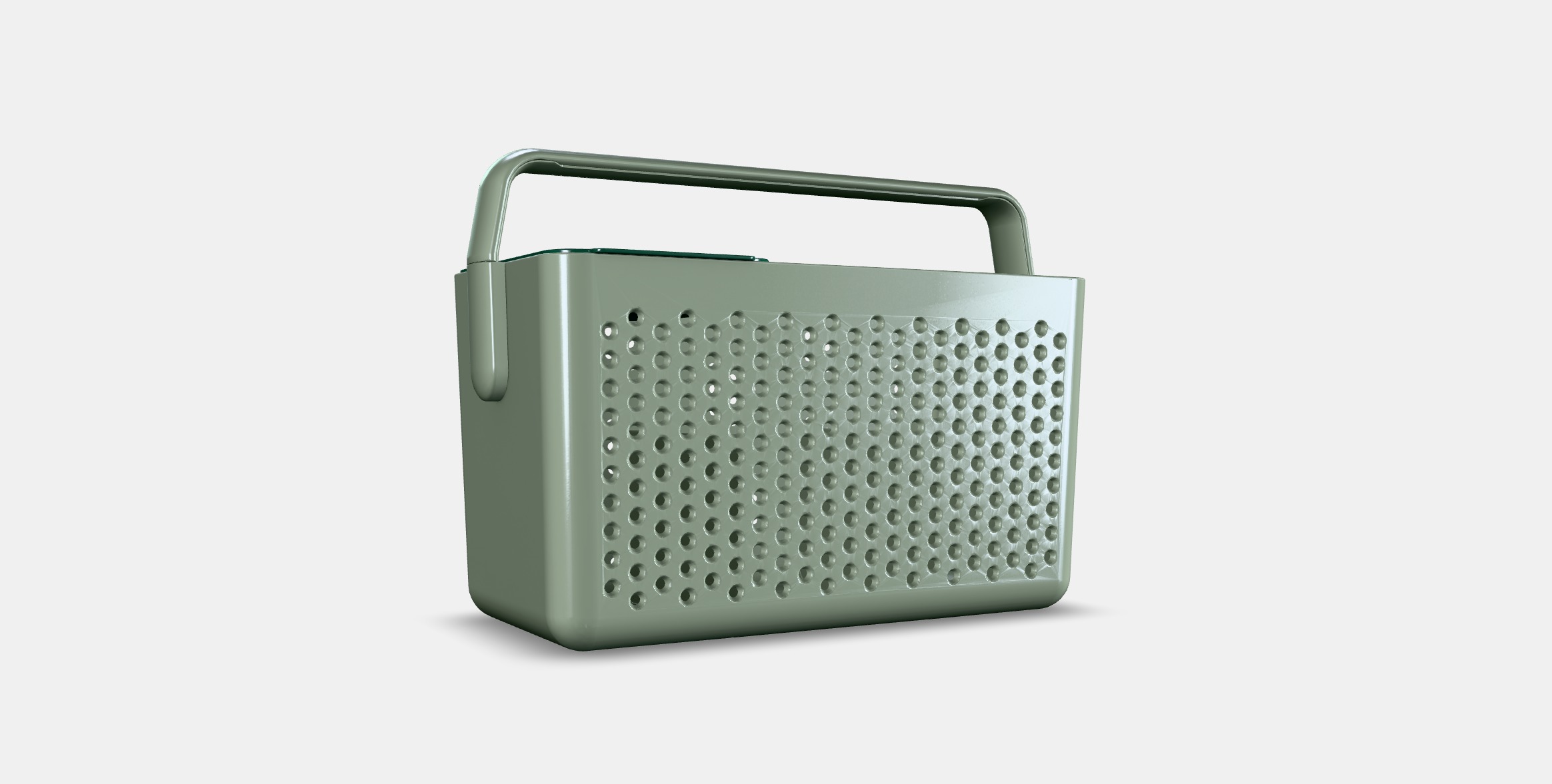 UPPRAMEN Storage basket Low-poly 3D model_16