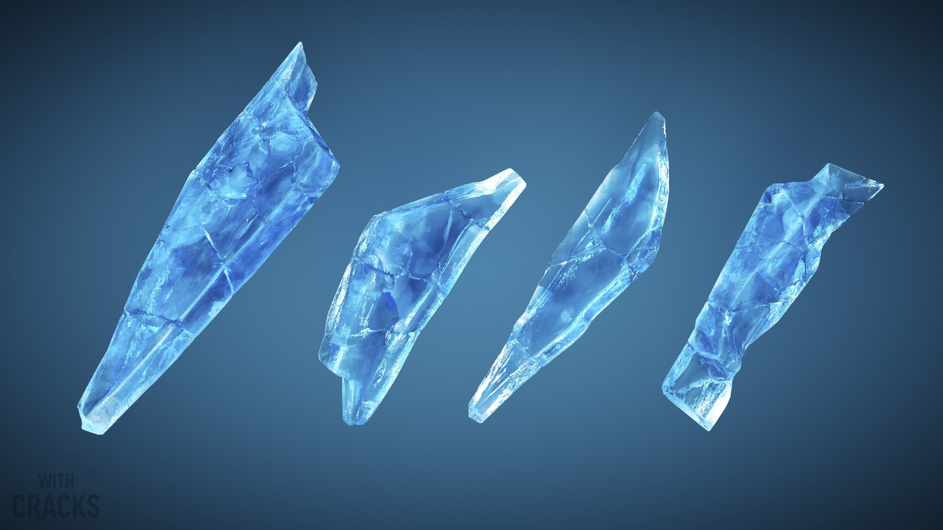 Ice Shards 3D model_3
