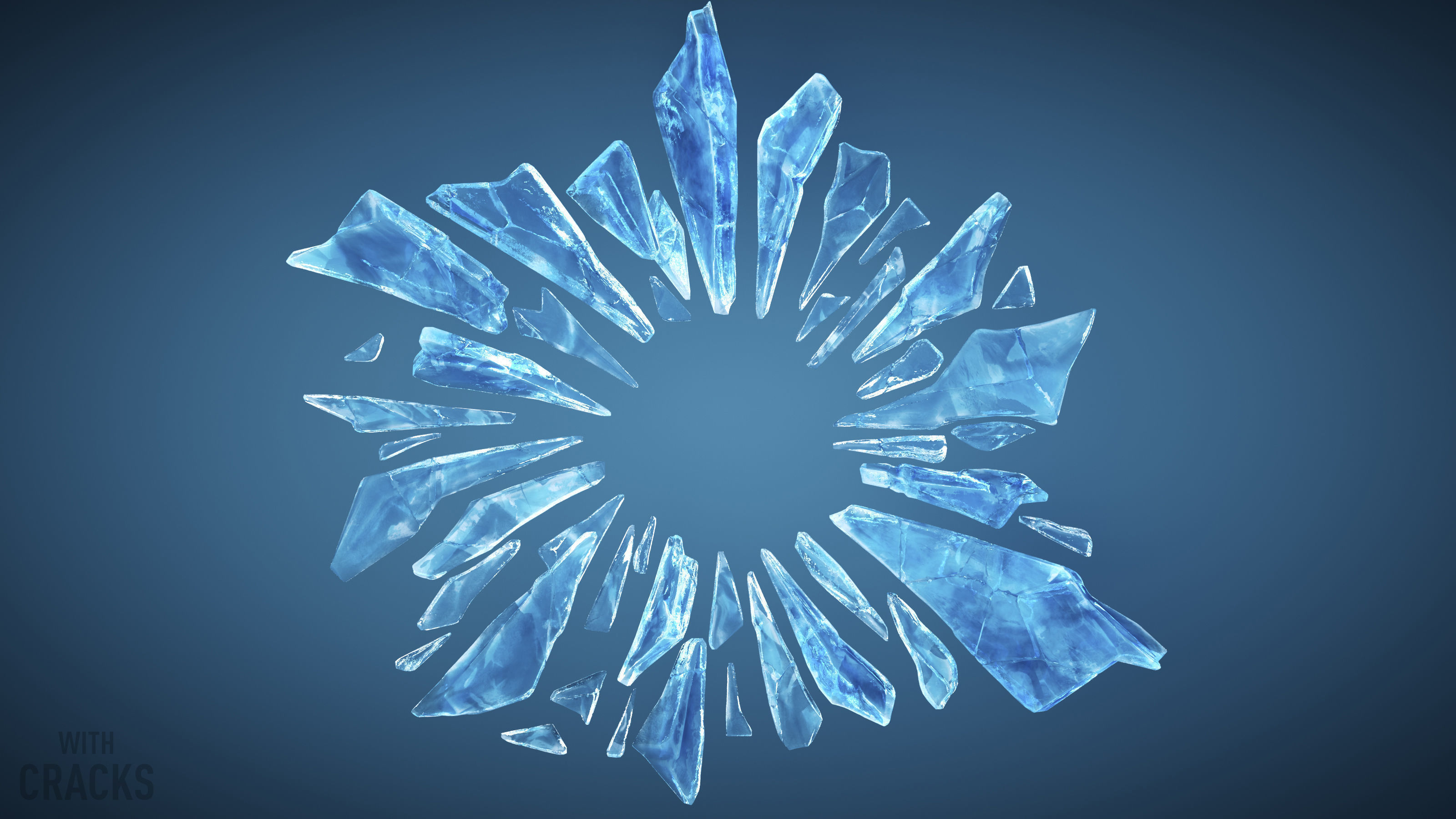 Ice Shards 3D model_5