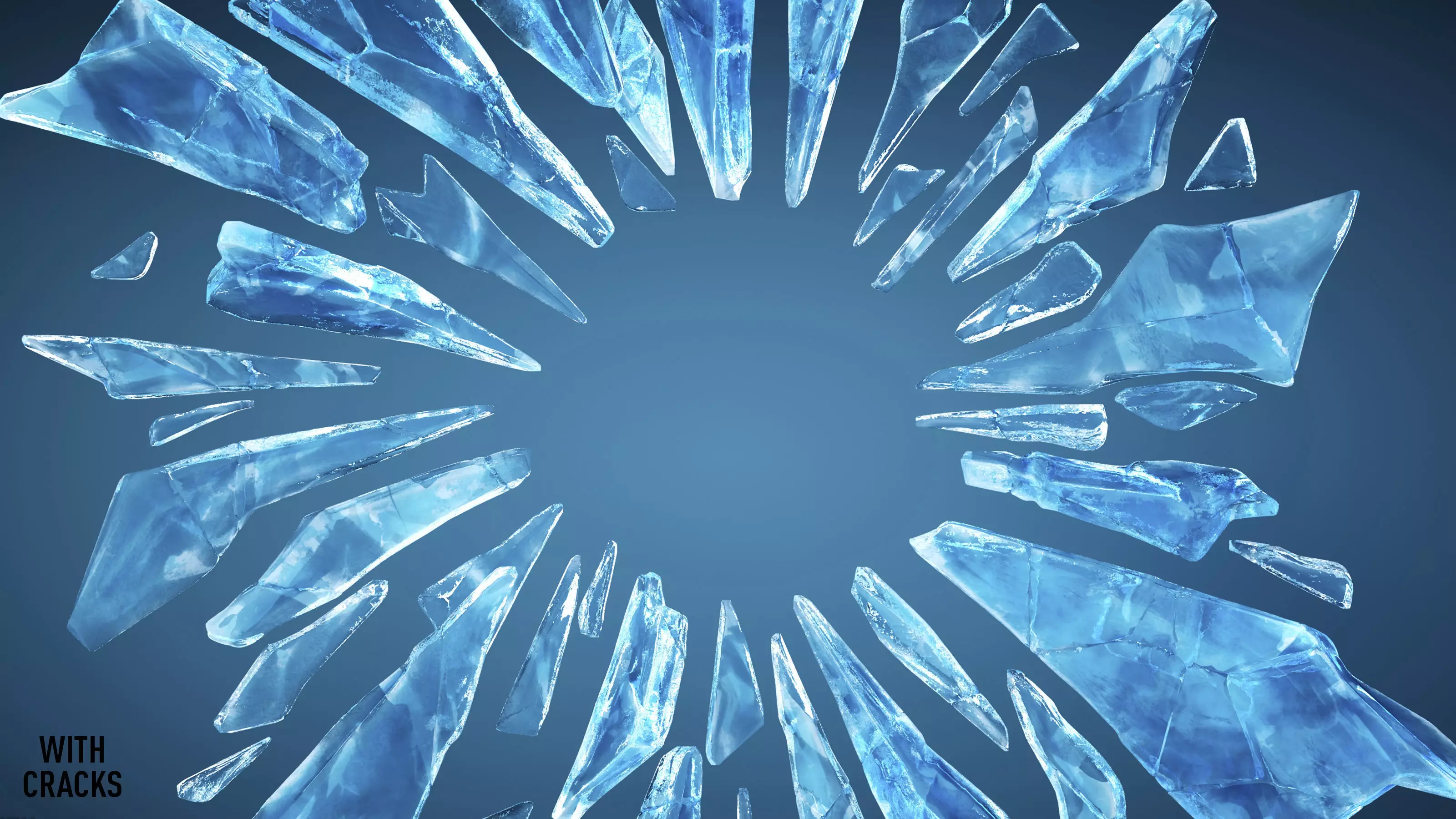 Ice Shards 3D model_0