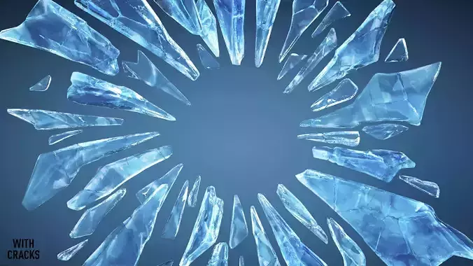 Ice Shards 3D model