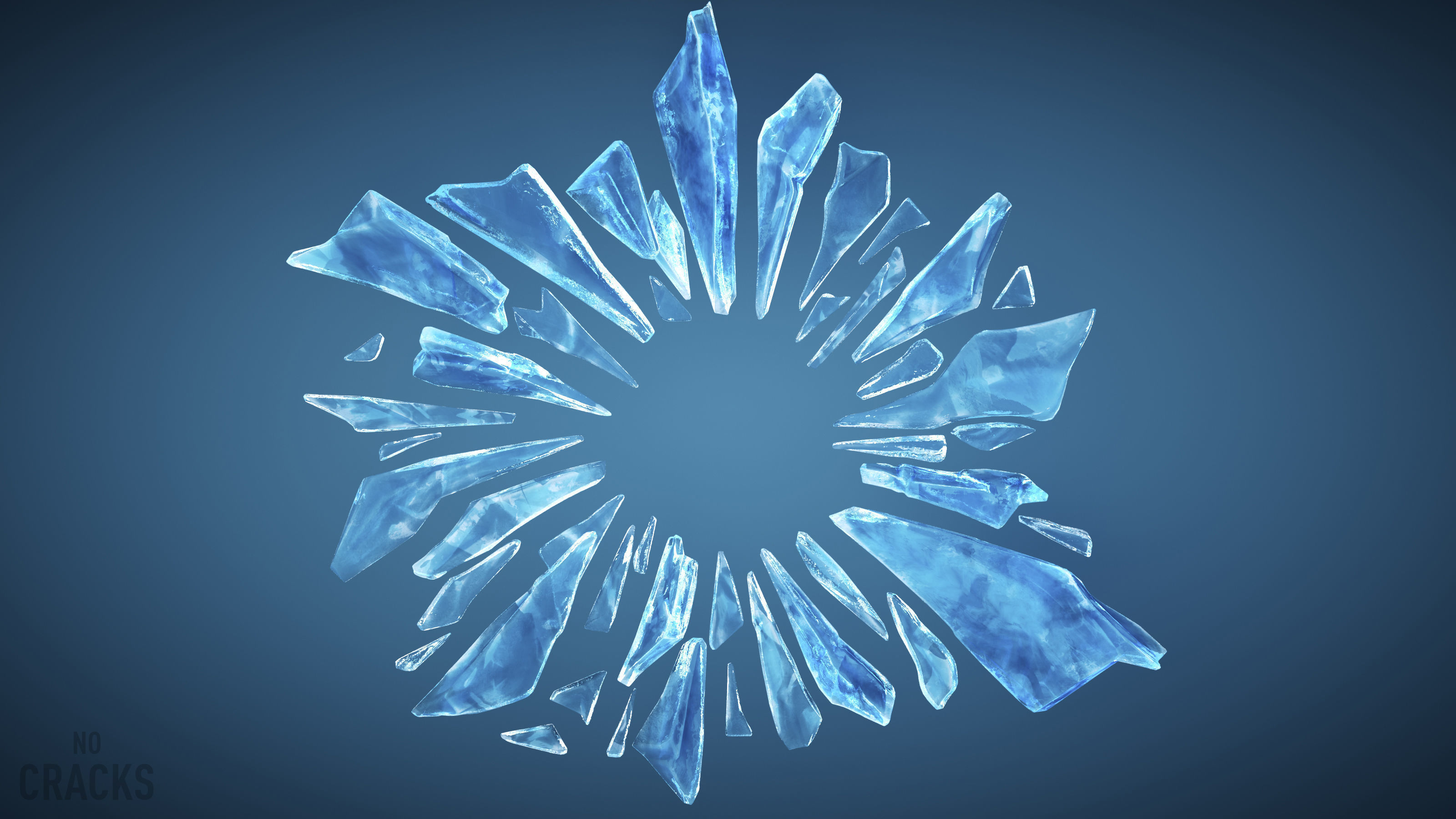 Ice Shards 3D model_6