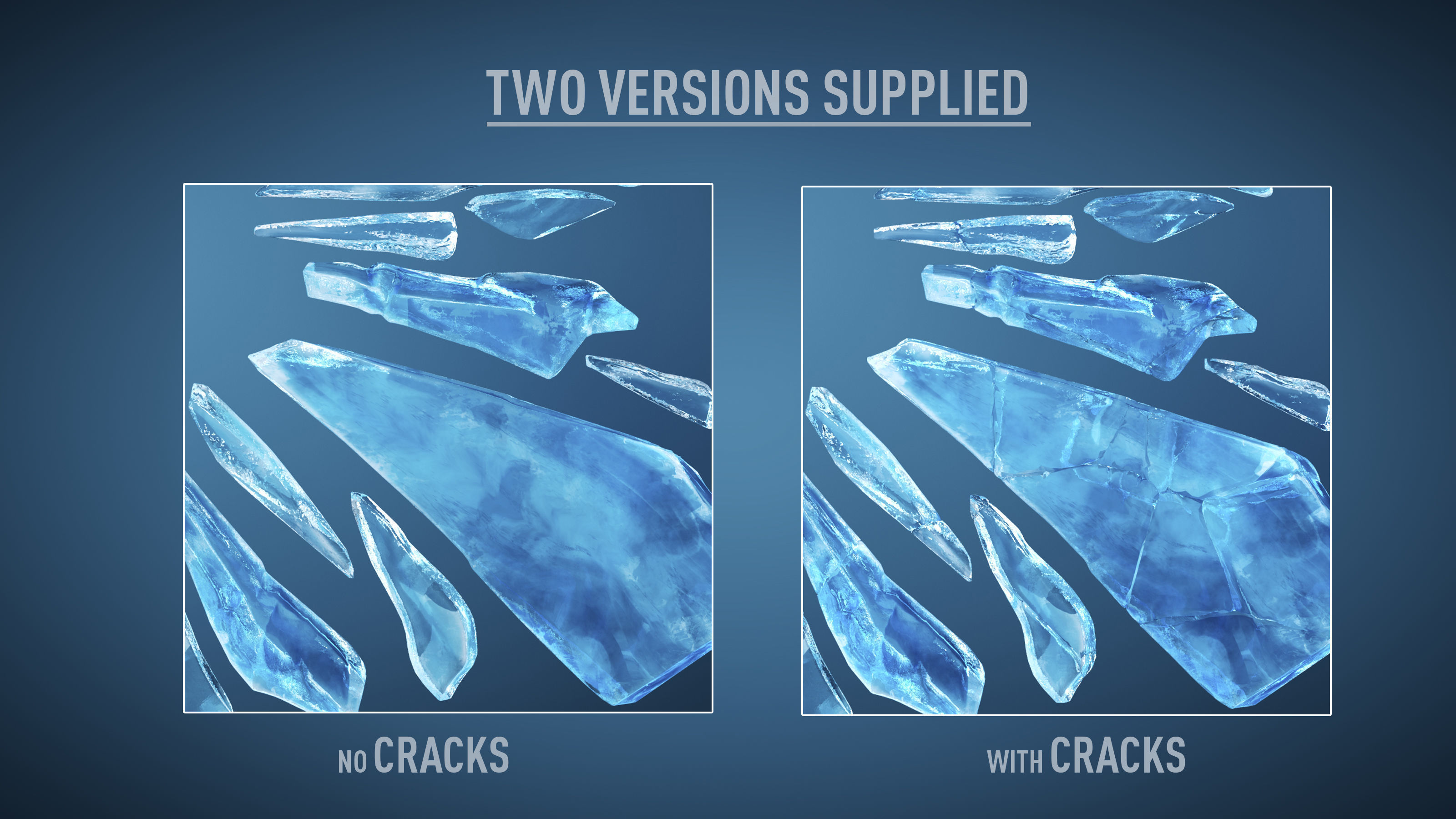 Ice Shards 3D model_2