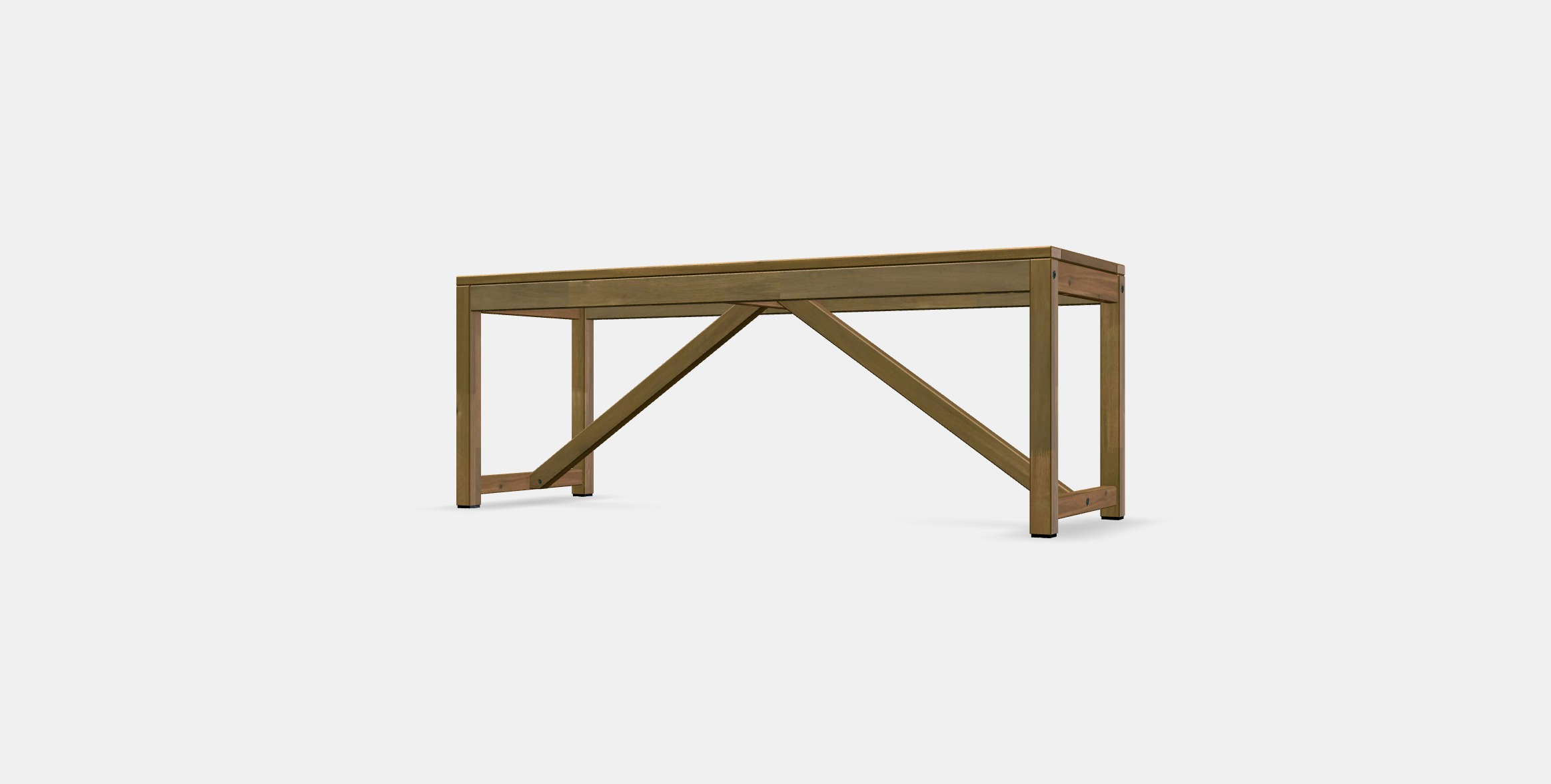 NAMMARO Bench outdoor Low-poly 3D model_12