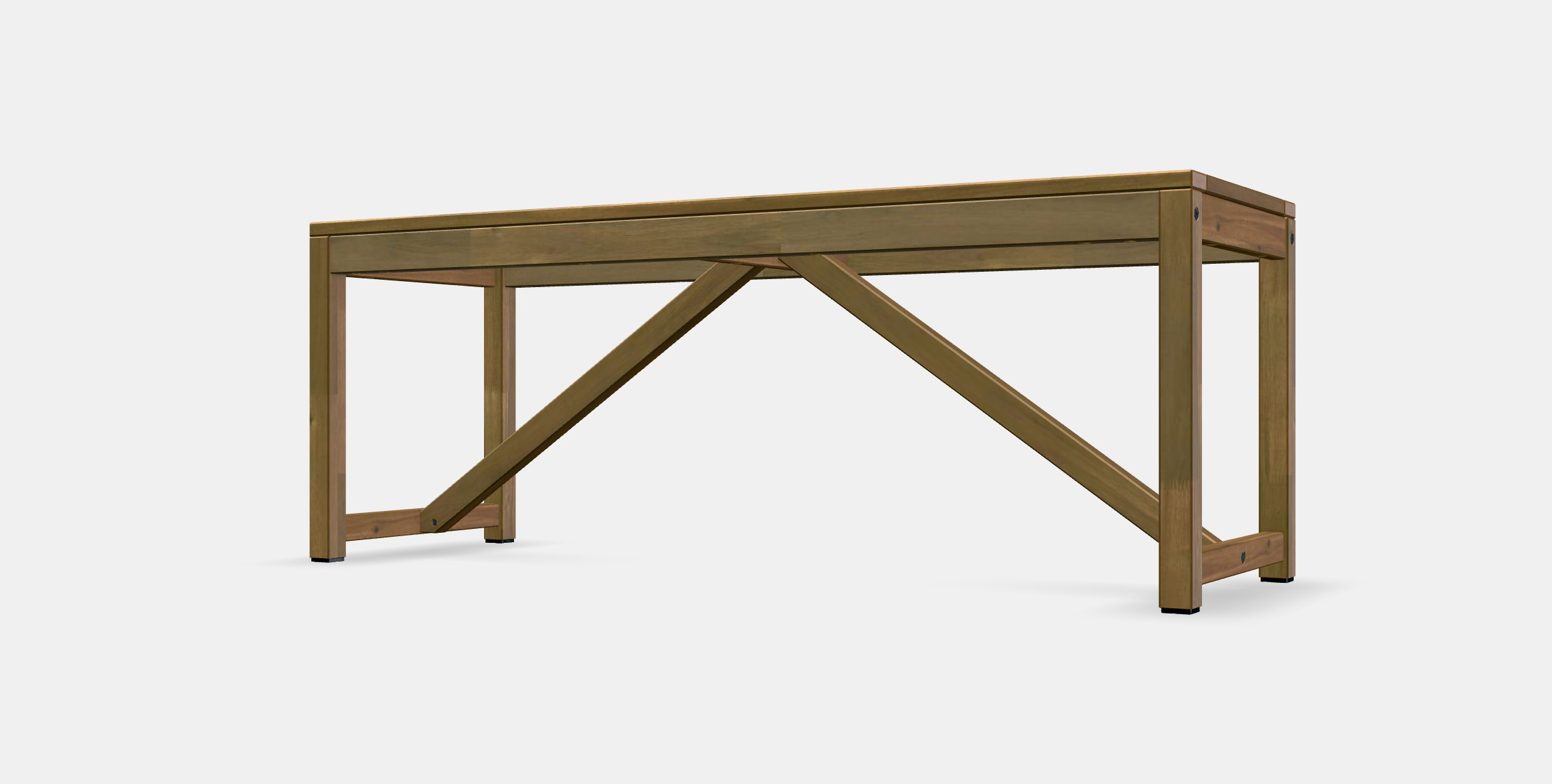 NAMMARO Bench outdoor Low-poly 3D model_13