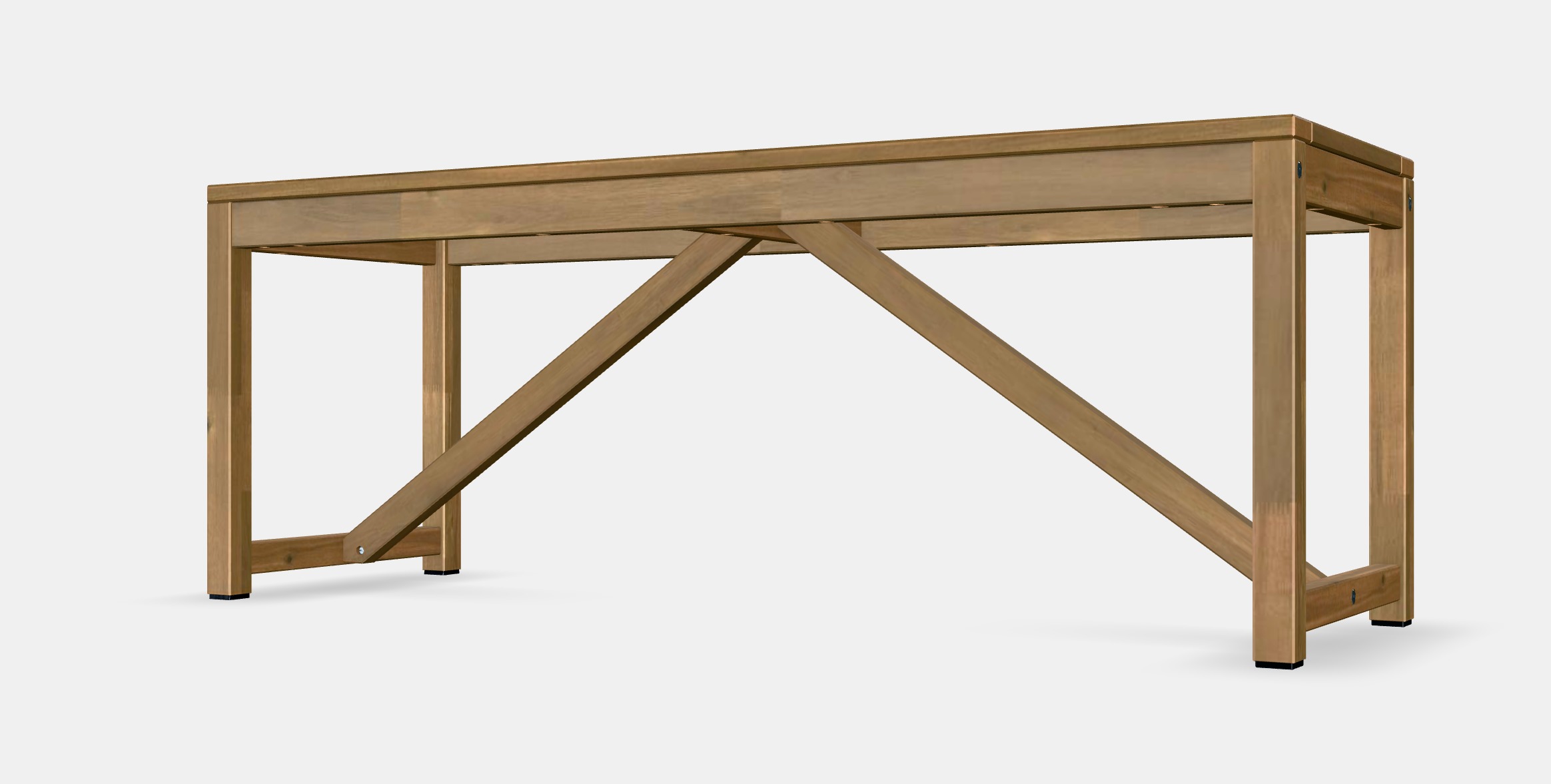 NAMMARO Bench outdoor Low-poly 3D model_6