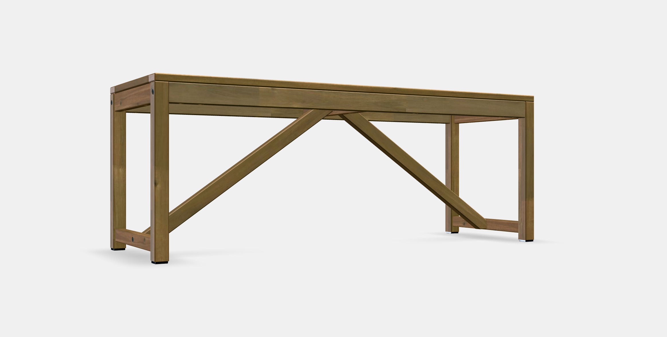 NAMMARO Bench outdoor Low-poly 3D model_9
