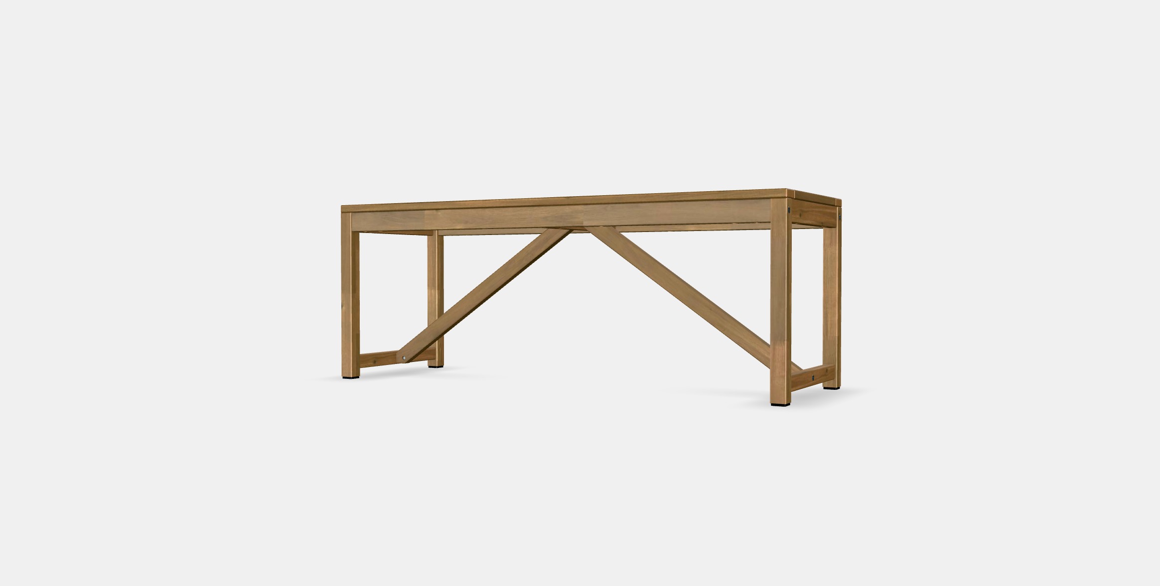 NAMMARO Bench outdoor Low-poly 3D model_4
