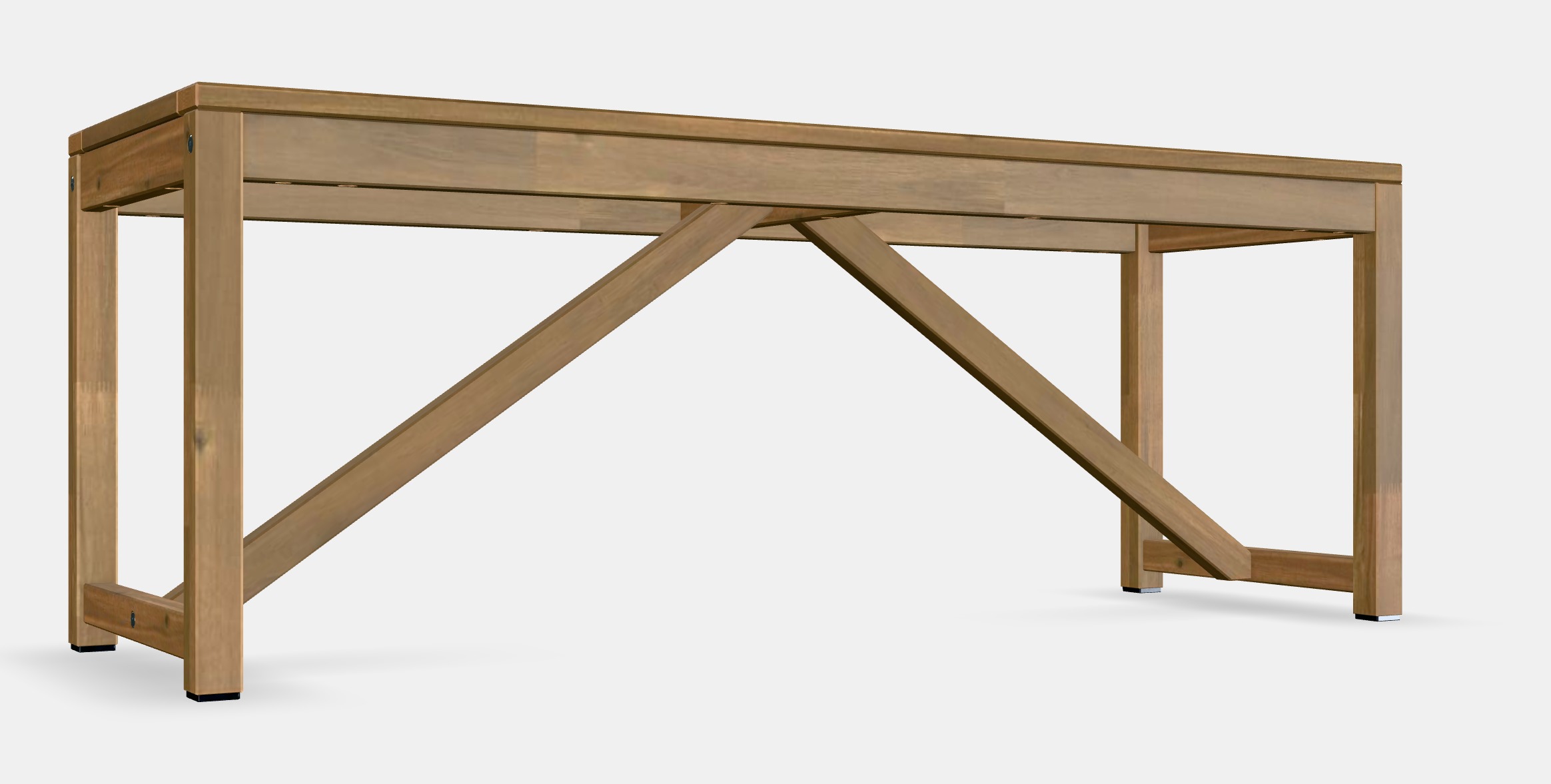NAMMARO Bench outdoor Low-poly 3D model_2